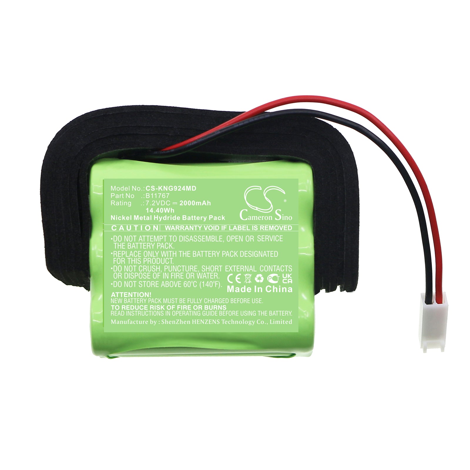 Ni-MH, Medical Battery fits Kangaroo 924 Enteral Feeding Pump, 7.2V, 2000mAh Medical Cameron Sino Technology Limited