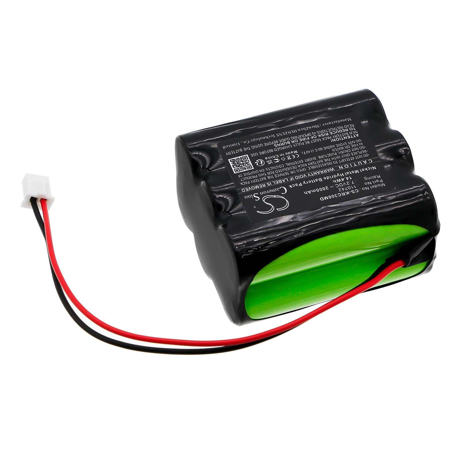 7.2V, Ni-MH, 2000mAh, Battery fits Kern Chair scale MCC300K100M, 14.4Wh Medical Cameron Sino Technology Limited
