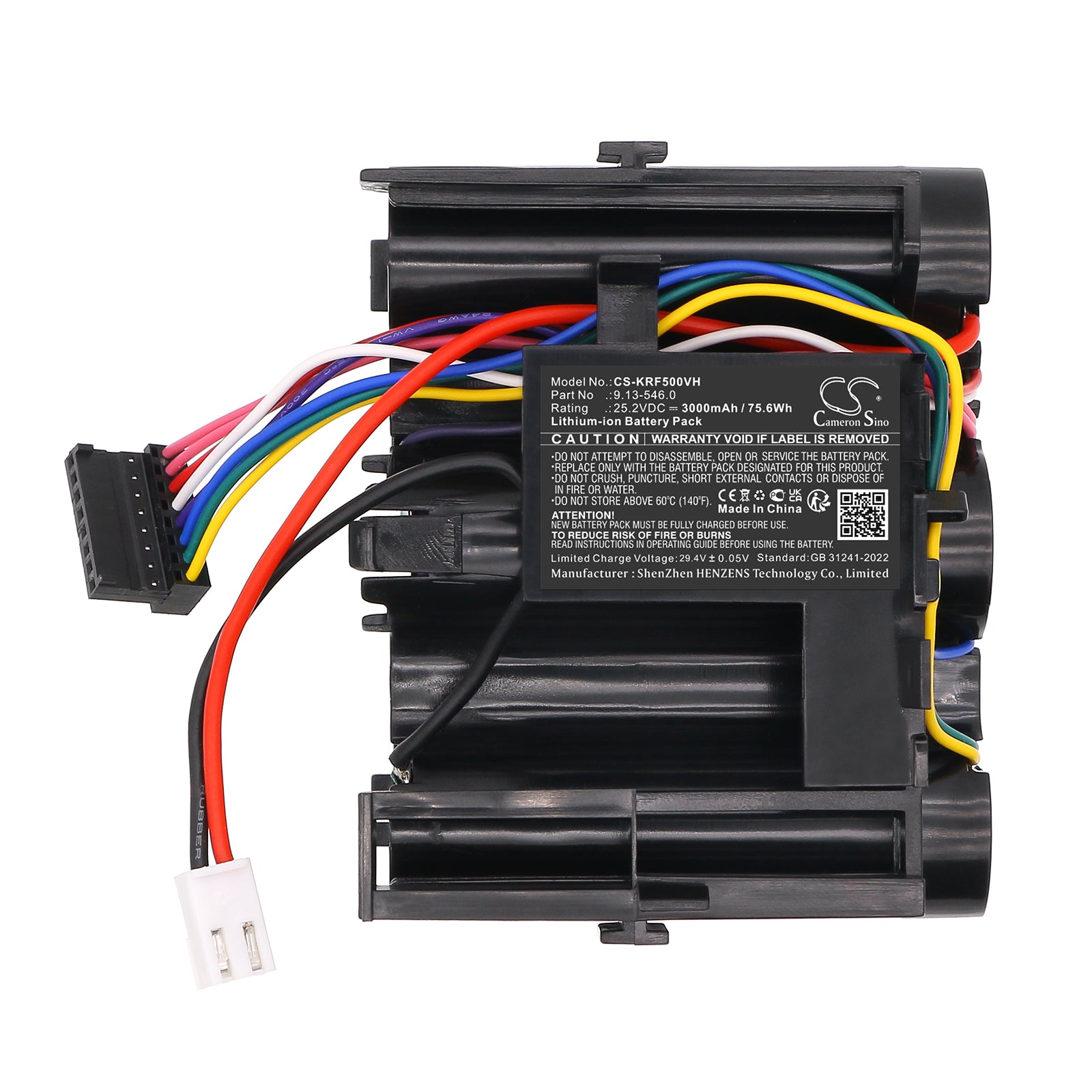 25.2V, Li-ion, 3000mAh, Battery fits Karcher 1.055-601.0, Basic FC 5 Cordless, 75.6Wh Vacuum Cameron Sino Technology Limited
