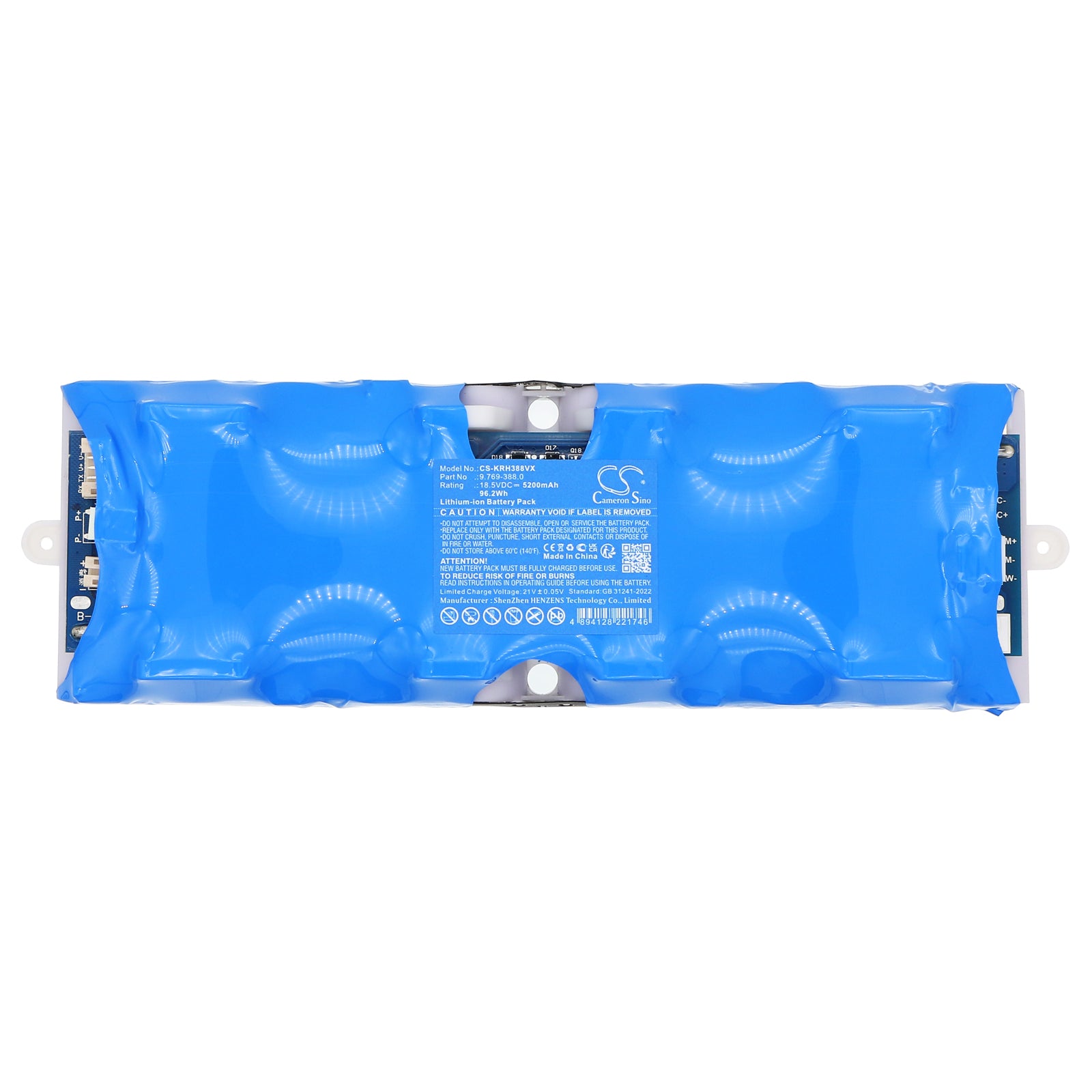 18.5V, Li-ion, 5200mAh, Battery fits Karcher 9.769-388.0, 96.2Wh Lawn Mowers Cameron Sino Technology Limited