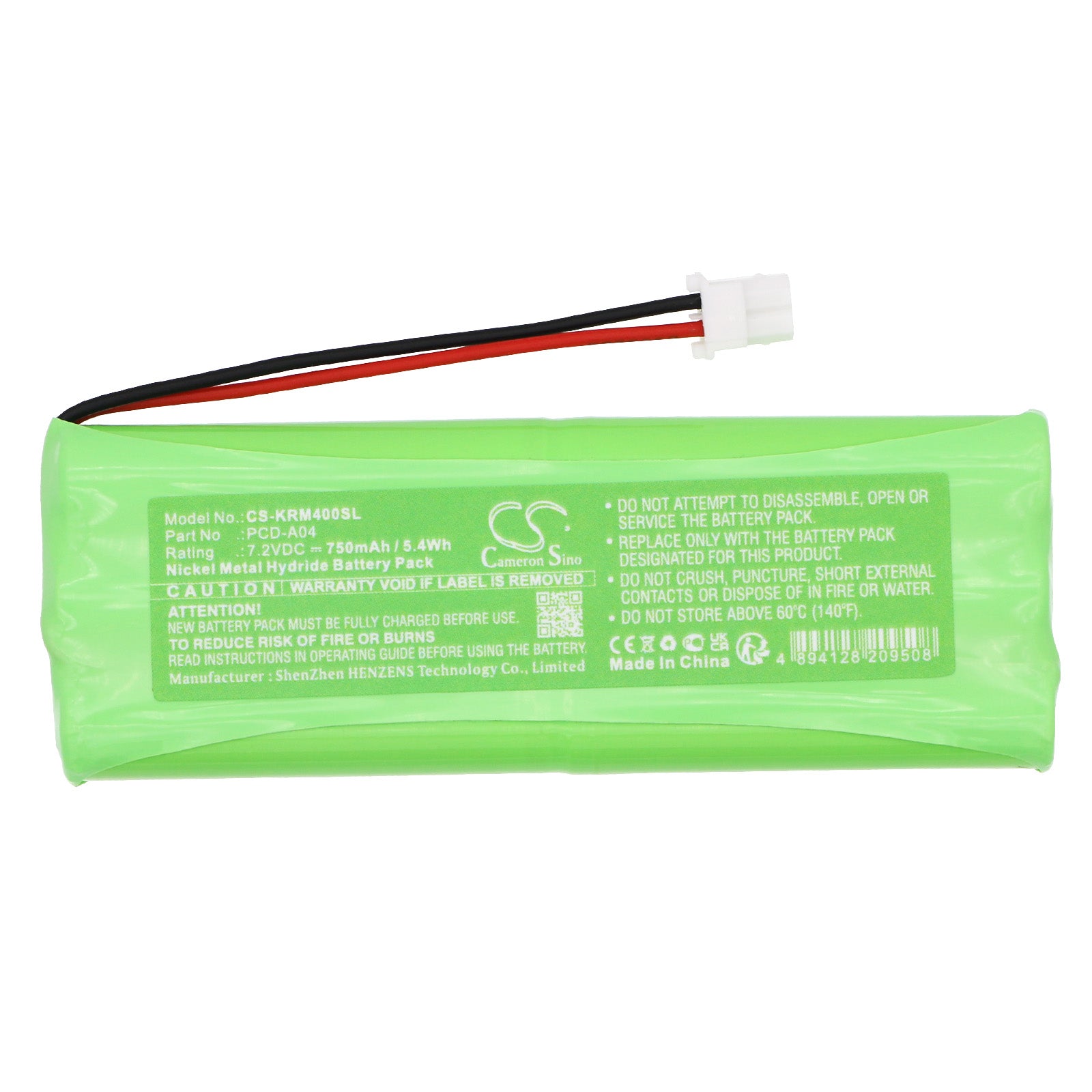 Ni-MH, Electronic Scales Battery fits Kern Auto-off-funktion, 7.2V, 750mAh Electronic Scales Cameron Sino Technology Limited