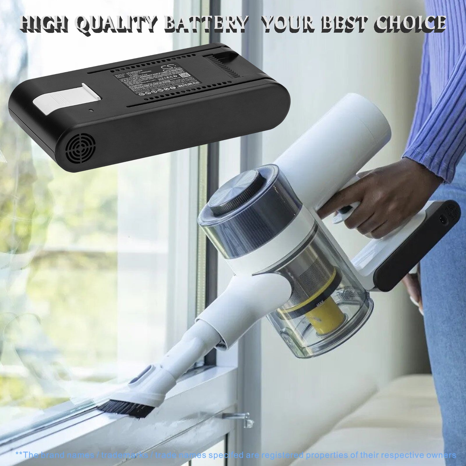 25.2V, Li-ion, 3000mAh, Battery fits KARCHER VCN 3, VCN 3 Cordless Vacuum Cleaner, 75.6Wh Vacuum Cameron Sino Technology Limited