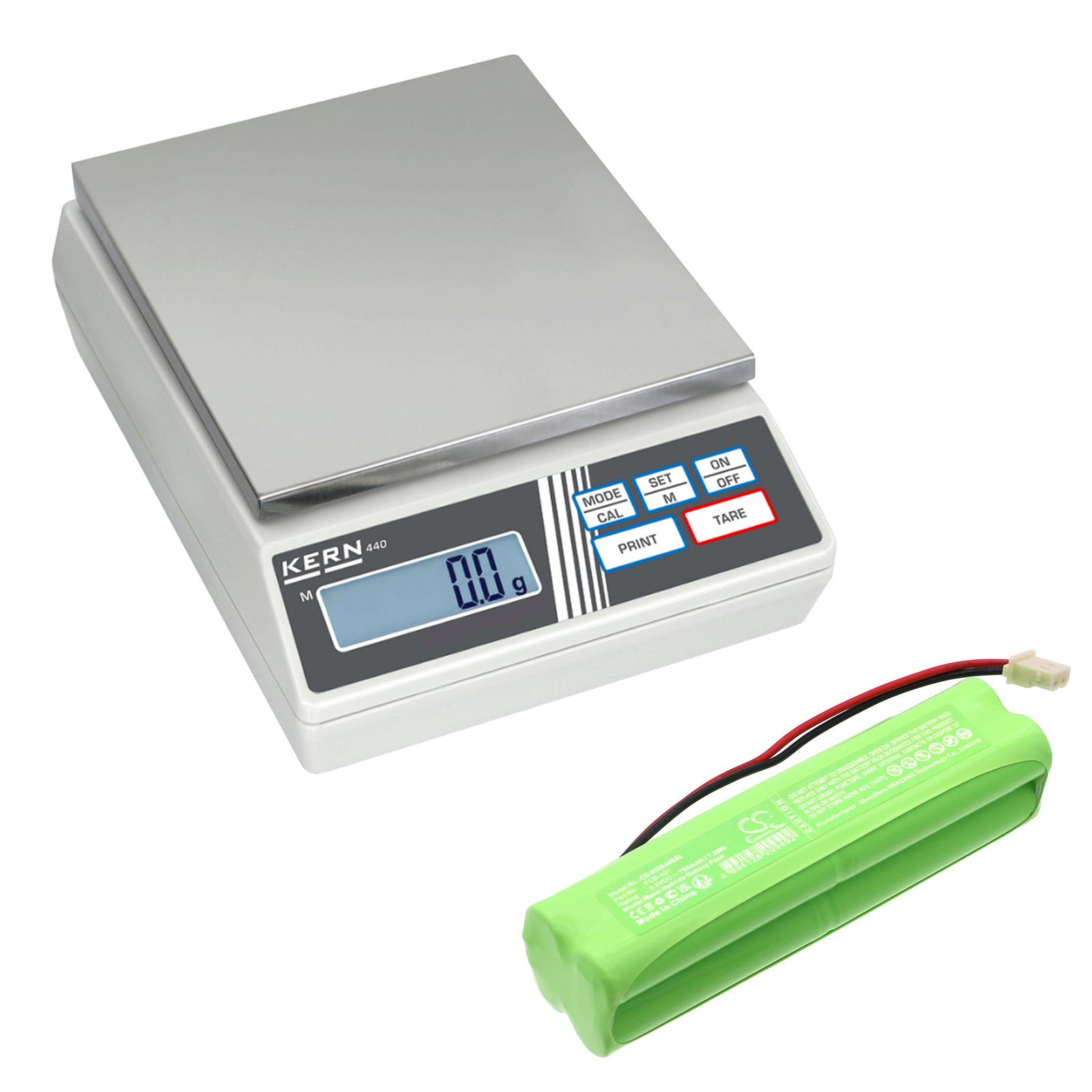 Ni-MH, Electronic Scales Battery fits Kern 440, Fcb, 9.6V, 750mAh Electronic Scales Cameron Sino Technology Limited
