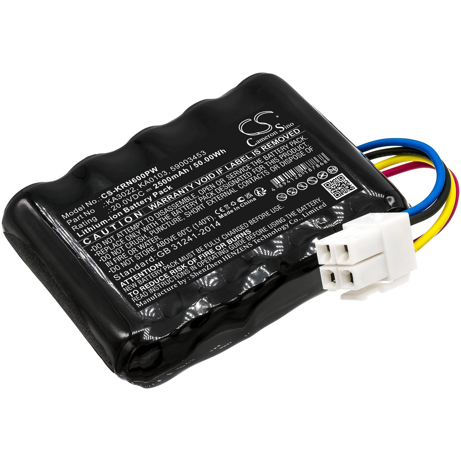 Li-ion, Lawn Mowers Battery fits Kress Mission, Mission Kr100 Nano, 20.0V, 2500mAh Lawn Mowers Cameron Sino Technology Limited