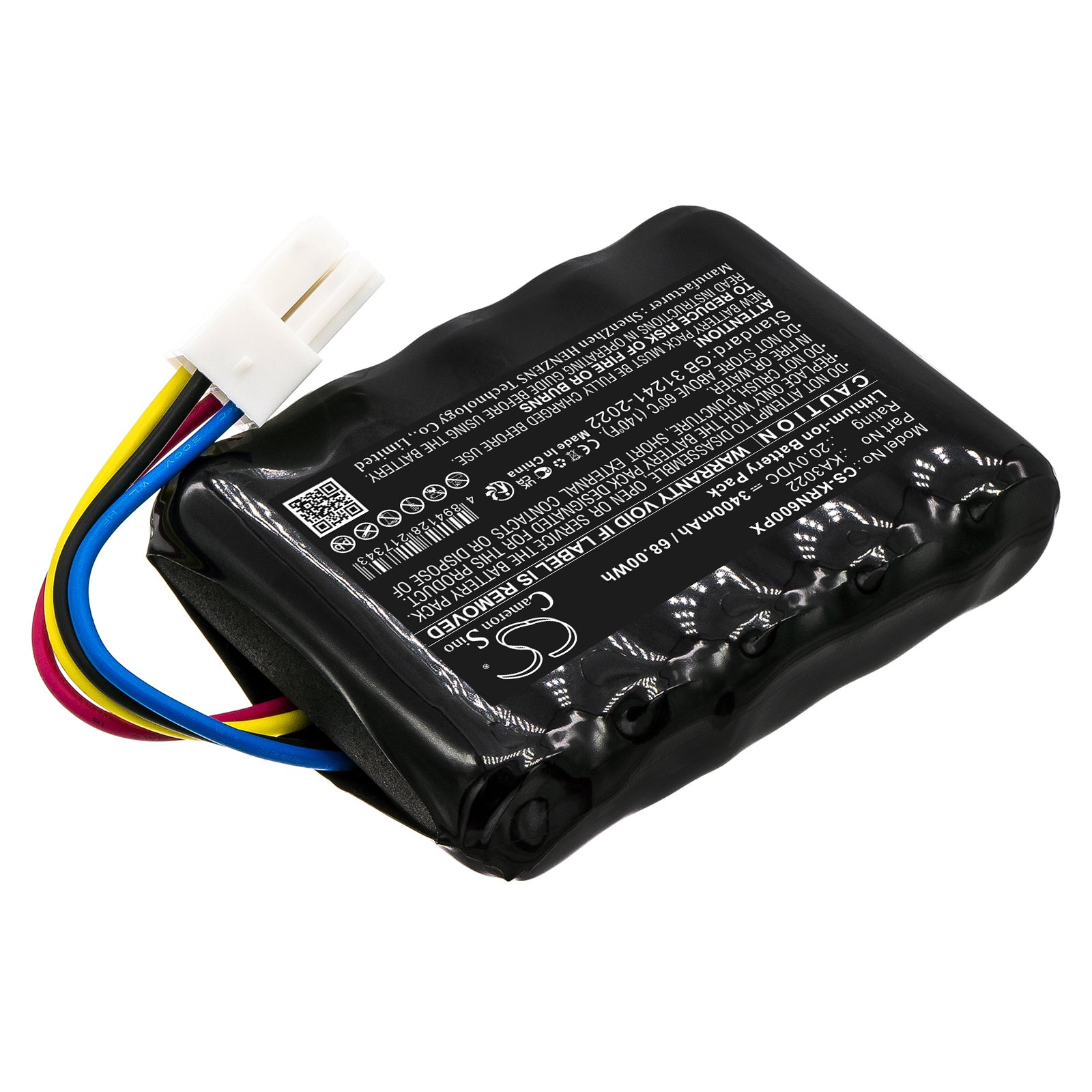 20V, Li-ion, 3400mAh, Battery fits Kress Mission, Mission KR100 Nano, 68Wh Lawn Mowers Cameron Sino Technology Limited
