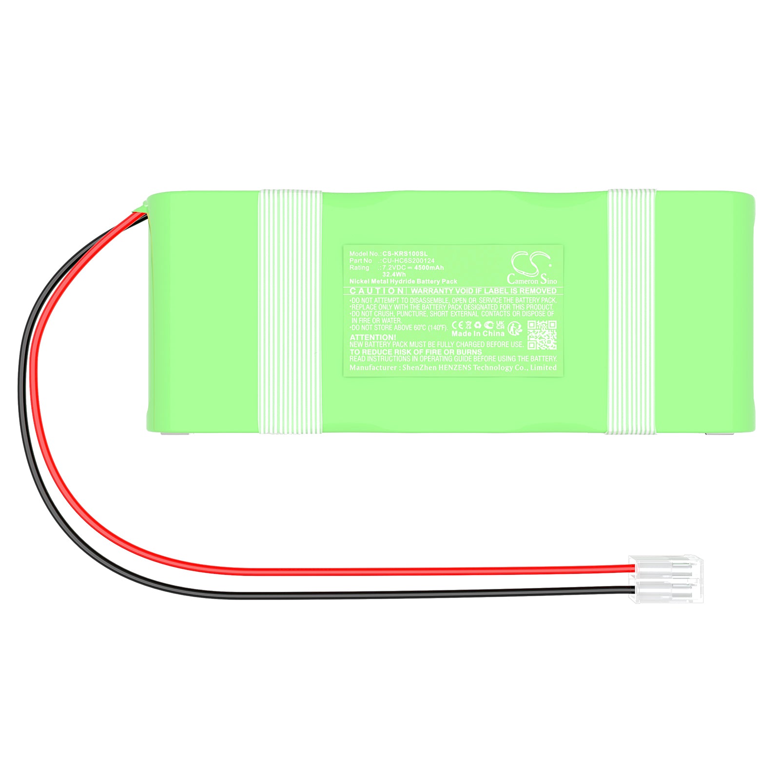 7.2V, Ni-MH, 4500mAh, Battery fits KERN KERN PES/PEJ, PES_PEJ, 32.4Wh Electronic Scales Cameron Sino Technology Limited