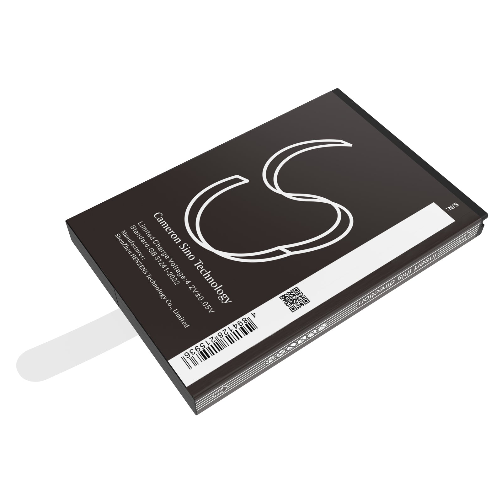 3.7V, Li-ion, 4950mAh, Battery fits Szzt KS8223, 18.32Wh Payment Terminal Cameron Sino Technology Limited