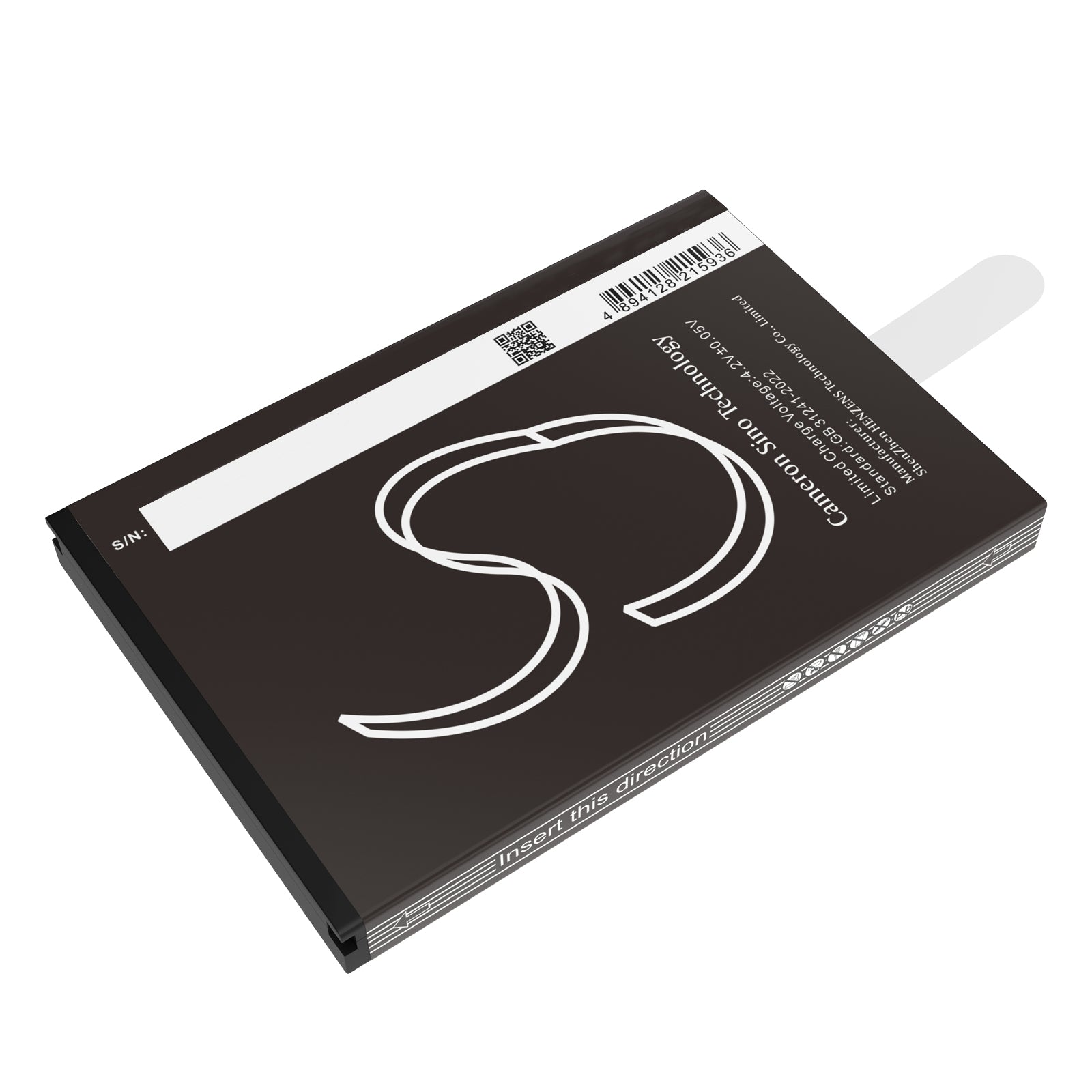 3.7V, Li-ion, 4950mAh, Battery fits Szzt KS8223, 18.32Wh Payment Terminal Cameron Sino Technology Limited