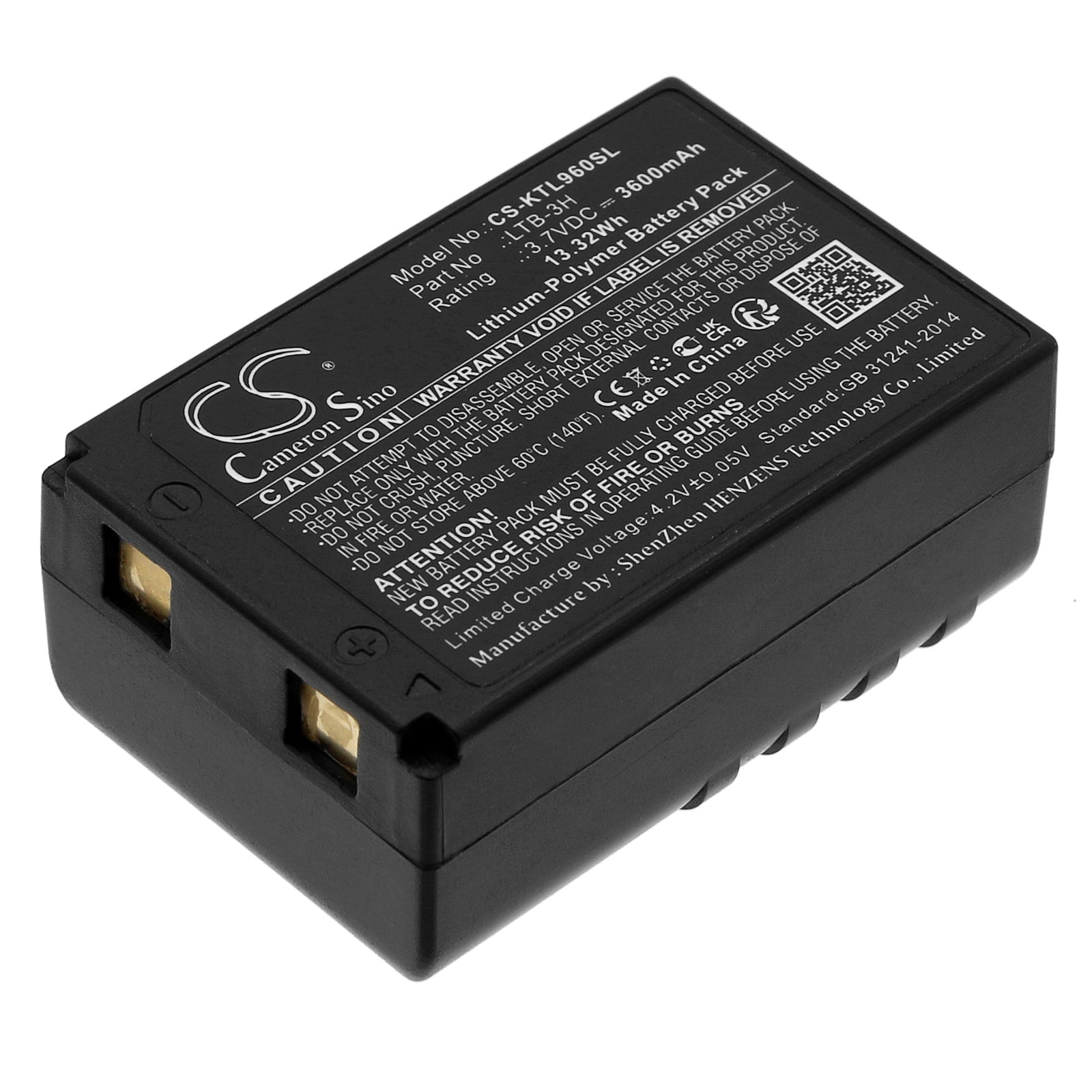 Li-Polymer, Equipment, Survey, Test Battery fits Muratec Kds Atl-46, Atl-46rg, 3.7V, 3600mAh Equipment, Survey, Test Cameron Sino Technology Limited