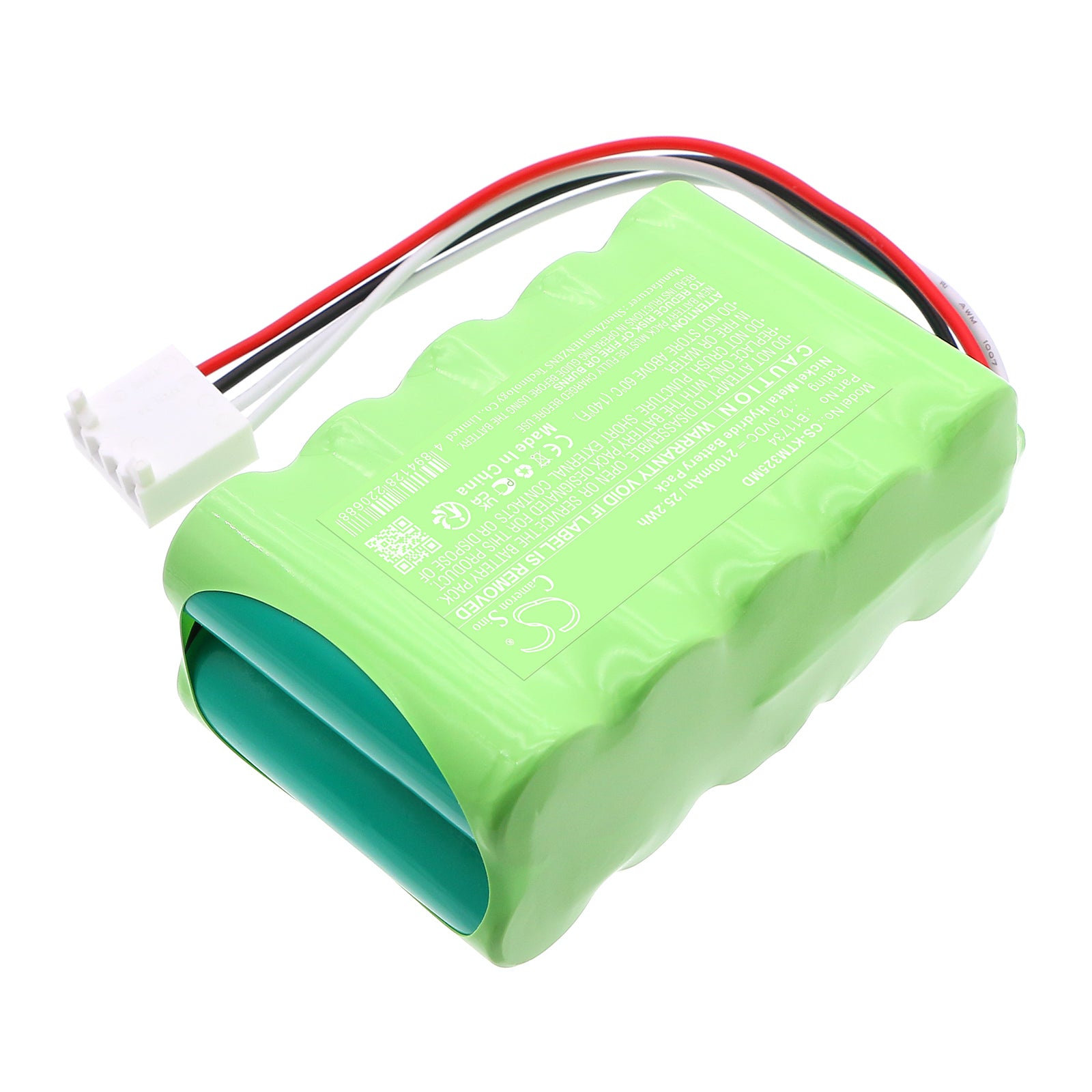12V, Ni-MH, 2100mAh, Battery fits KCI Info VAC Therapy Unit, VAC Freedom Therapy Unit, 25.2Wh Medical Cameron Sino Technology Limited