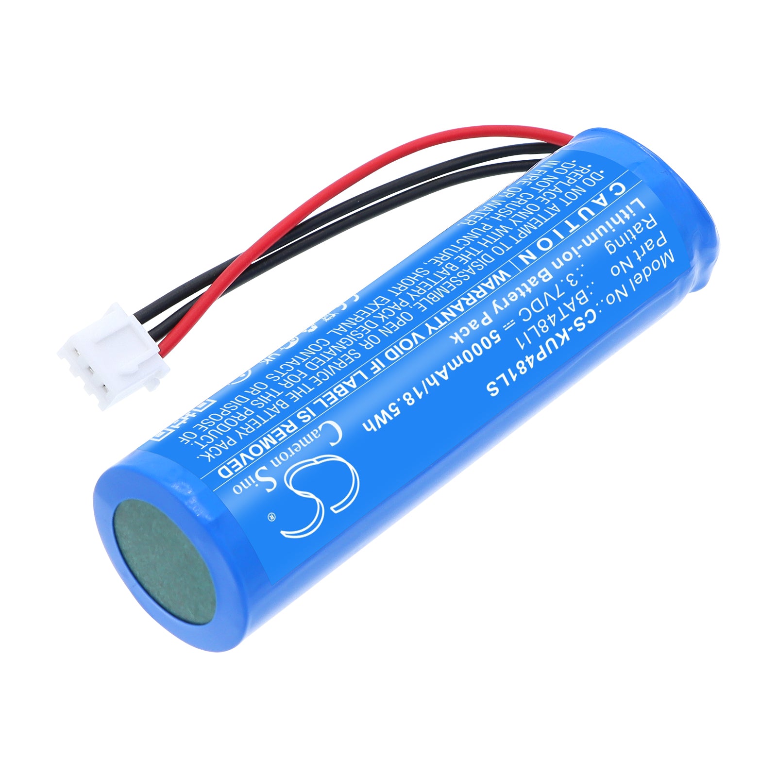 3.7V, Li-ion, 5000mAh, Battery fits Kosnic UEM03, UEM Pro Universal Emergency Module, 18.5Wh Emergency Lighting Cameron Sino Technology Limited