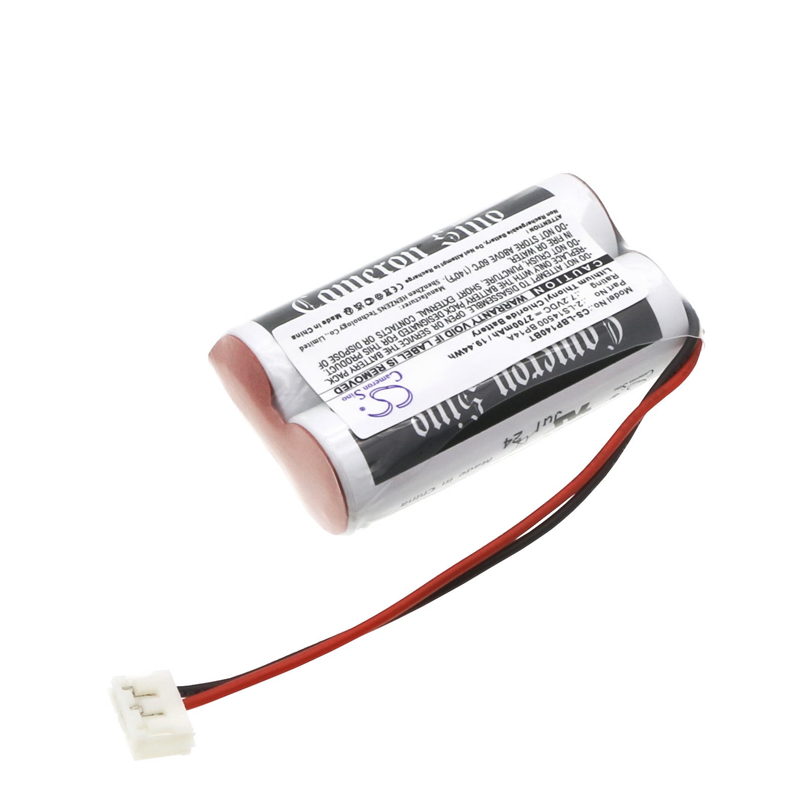 Li-SOCl2, Alarm System Battery fits Label Alcose, Cesar, 7.2V, 2700mAh Alarm System Cameron Sino Technology Limited