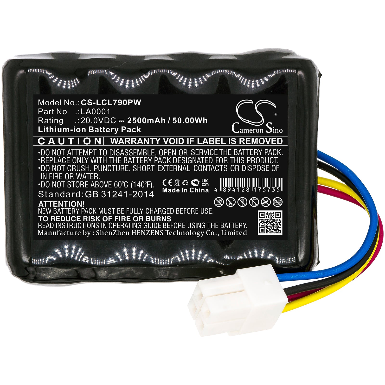 Li-ion, Lawn Mowers Battery fits Ferrex 800m2 2021, Landxcape Lx790, 20.0V, 2500mAh Lawn Mowers Cameron Sino Technology Limited