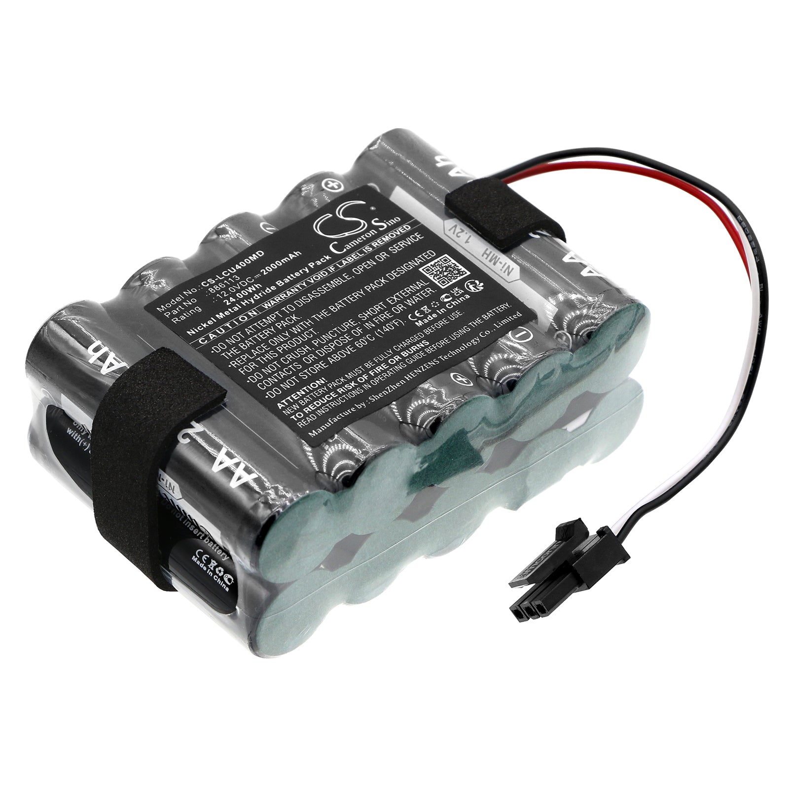Ni-MH, Medical Battery fits Laerdal Lcsu4 Compact Suction Unit, 12.0V, 2000mAh Medical Cameron Sino Technology Limited