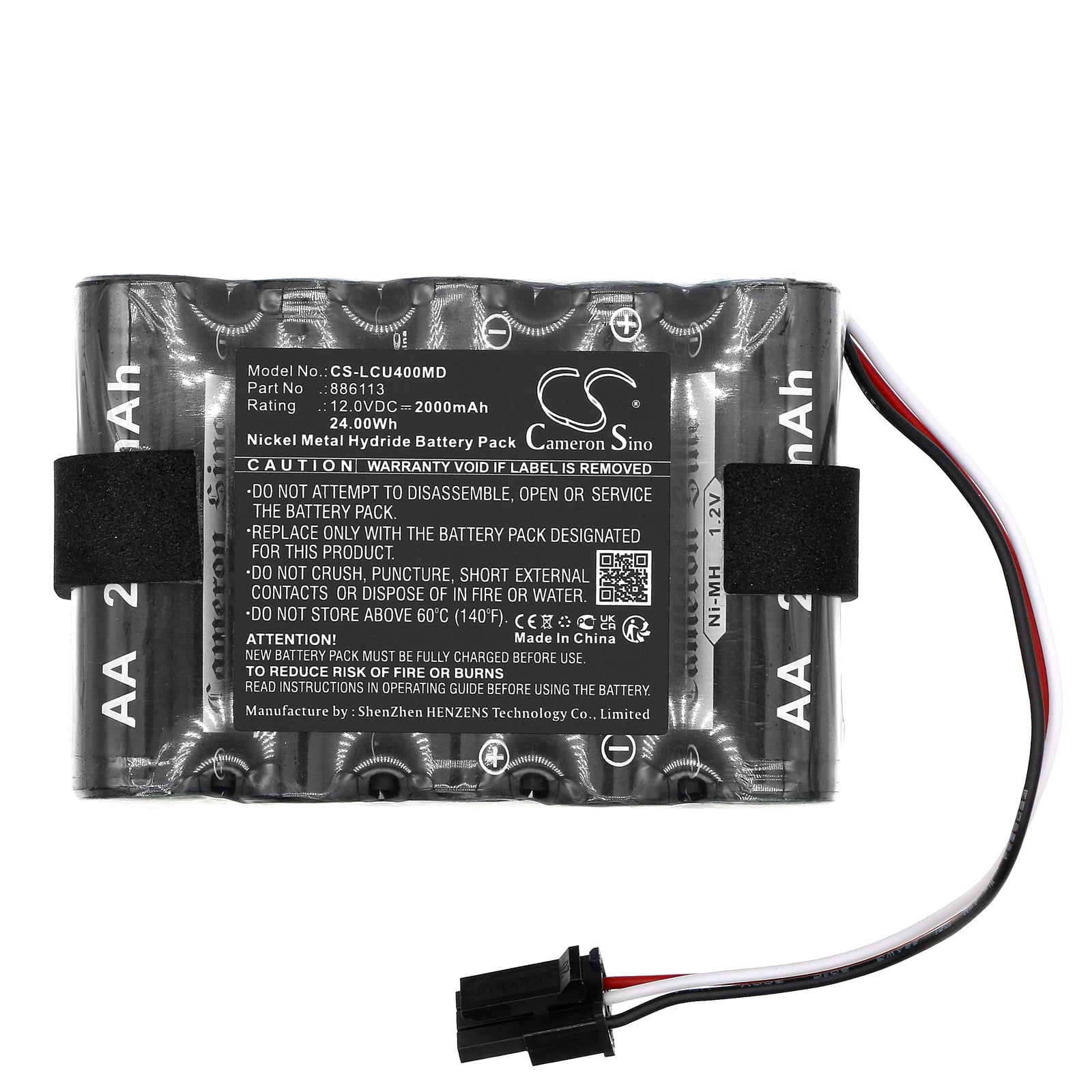Ni-MH, Medical Battery fits Laerdal Lcsu4 Compact Suction Unit, 12.0V, 2000mAh Medical Cameron Sino Technology Limited