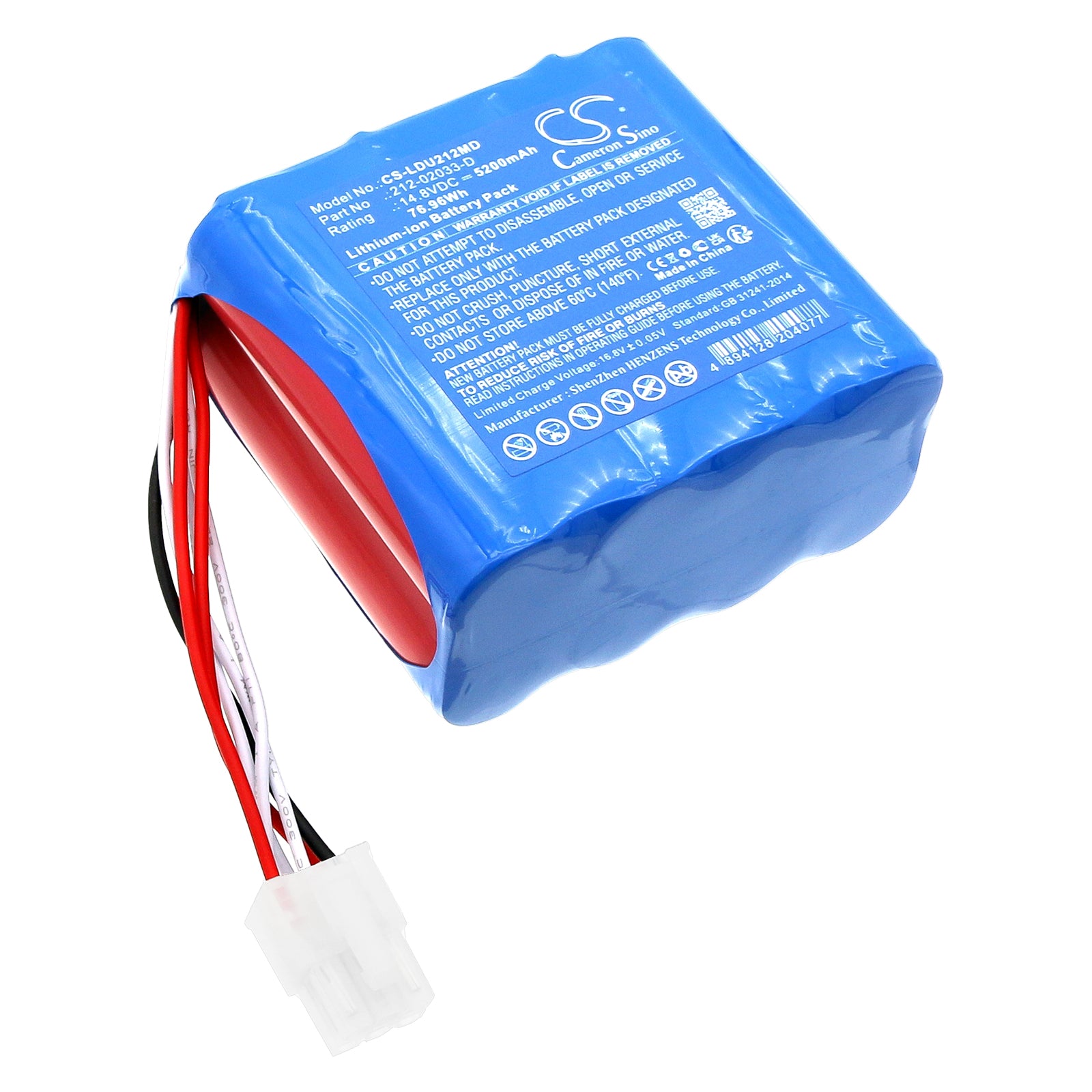 Li-ion, Medical Battery fits Laerdal Nursing Anne Simulator, Simman 3g, 14.8V, 5200mAh Medical Cameron Sino Technology Limited