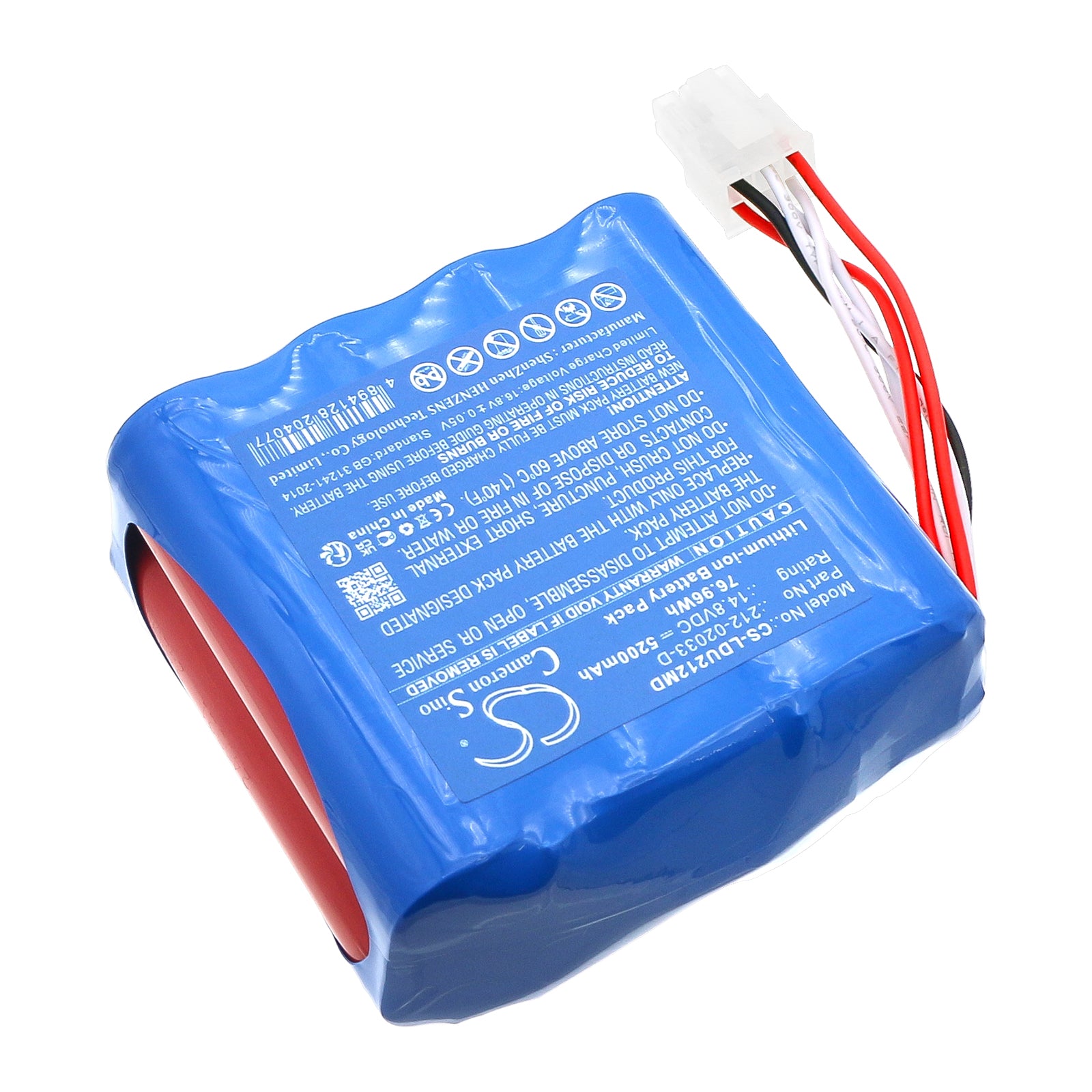 Li-ion, Medical Battery fits Laerdal Nursing Anne Simulator, Simman 3g, 14.8V, 5200mAh Medical Cameron Sino Technology Limited