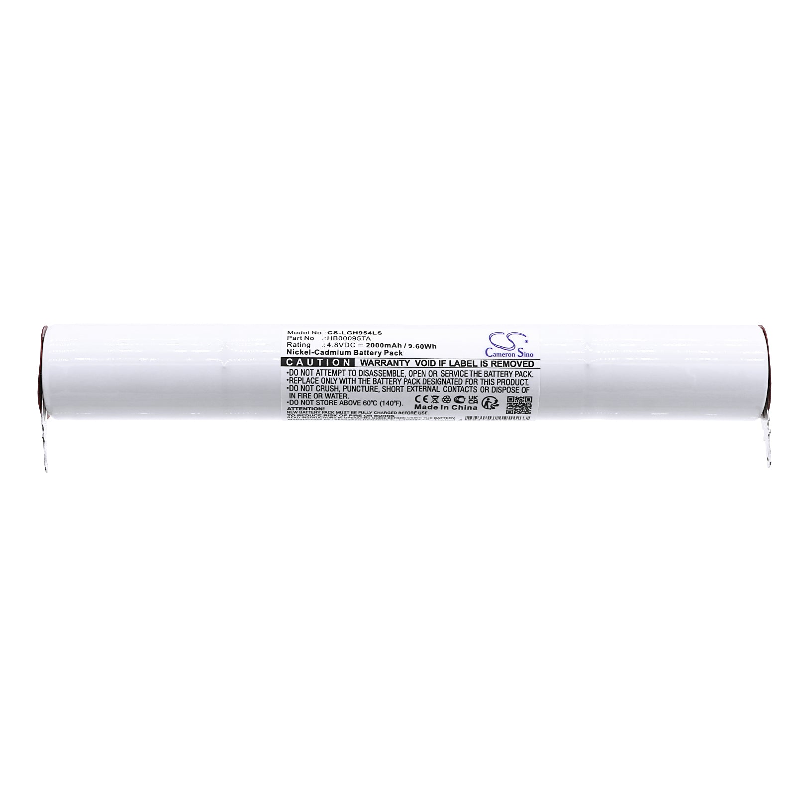 Ni-CD, Emergency Lighting Battery fits Legrand 61884, 9342819, 4.8V, 2000mAh Emergency Lighting Cameron Sino Technology Limited
