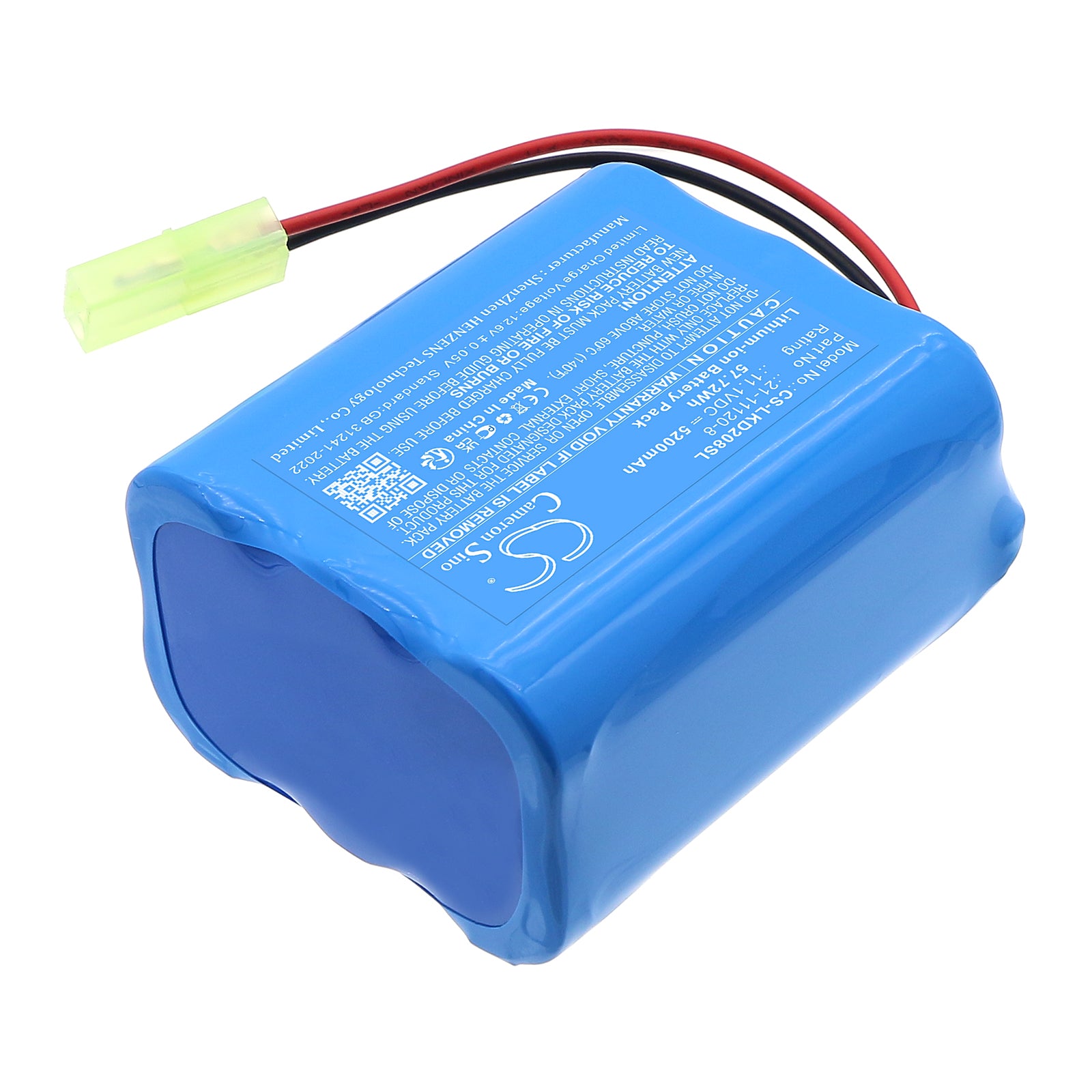 11.1V, Li-ion, 5200mAh, Battery fits Lucky Duck Agitator HDi - Drake, Hen & Goose, 57.72Wh Sports & Outdoors Cameron Sino Technology Limited