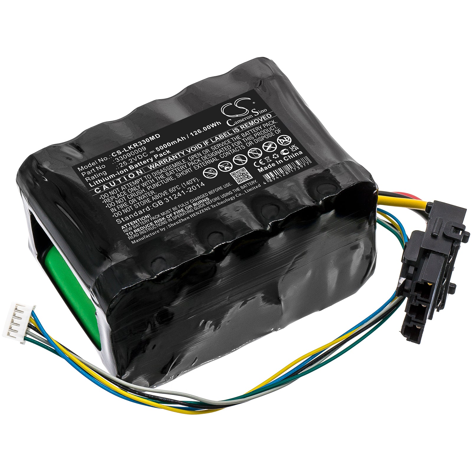 Li-ion, Medical Battery fits Likoguard Likoguard L, Overhead Patient Lift, 25.2V, 5000mAh Medical Cameron Sino Technology Limited