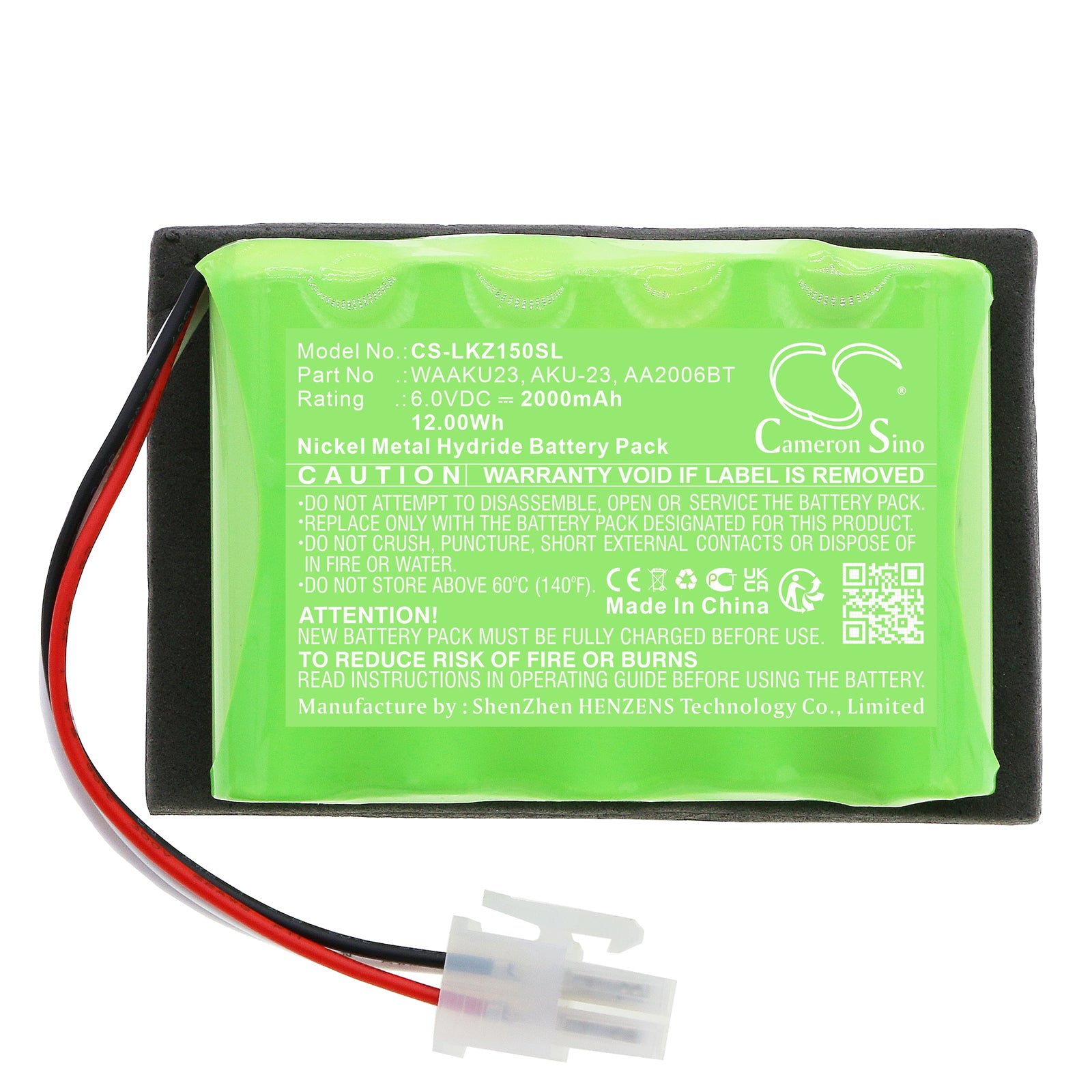 Ni-MH, Equipment, Survey, Test Battery fits Sonel Lkz-1500 Cable Detector, 6.0V, 2000mAh Equipment, Survey, Test Cameron Sino Technology Limited
