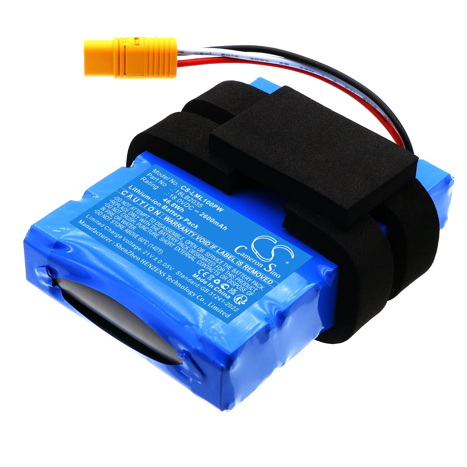 18V, Li-ion, 2600mAh, Battery fits LawnMaster L10, L12, 46.8Wh Lawn Mowers Cameron Sino Technology Limited
