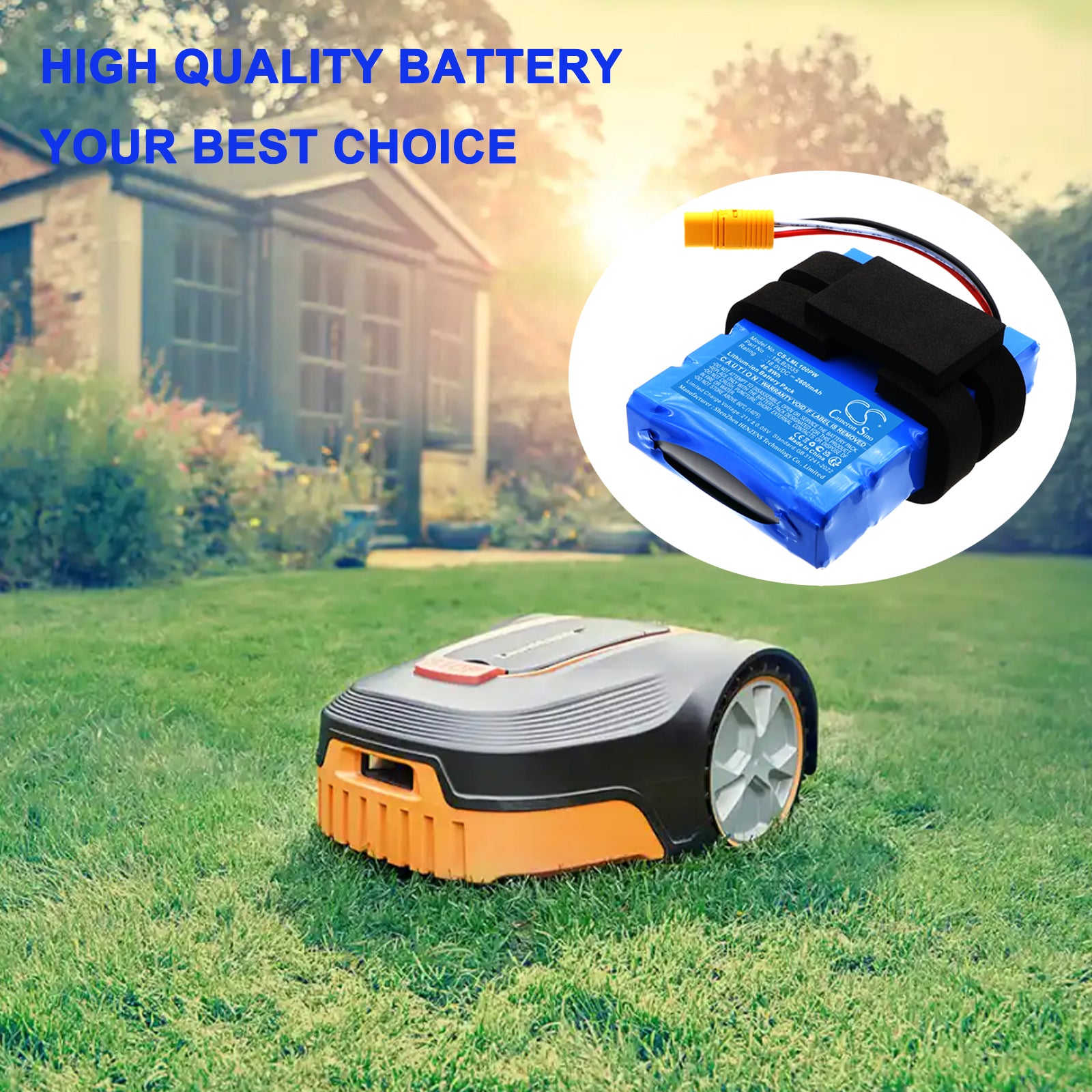 18V, Li-ion, 2600mAh, Battery fits LawnMaster L10, L12, 46.8Wh Lawn Mowers Cameron Sino Technology Limited