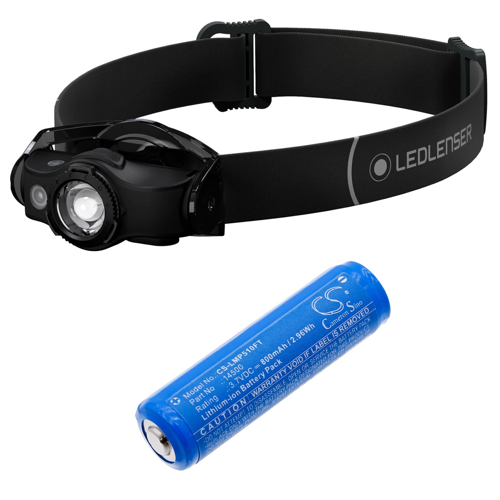 Li-ion, Flashlight Battery fits Ledlenser Ih5r, Mh4, 3.7V, 800mAh Flashlight Cameron Sino Technology Limited