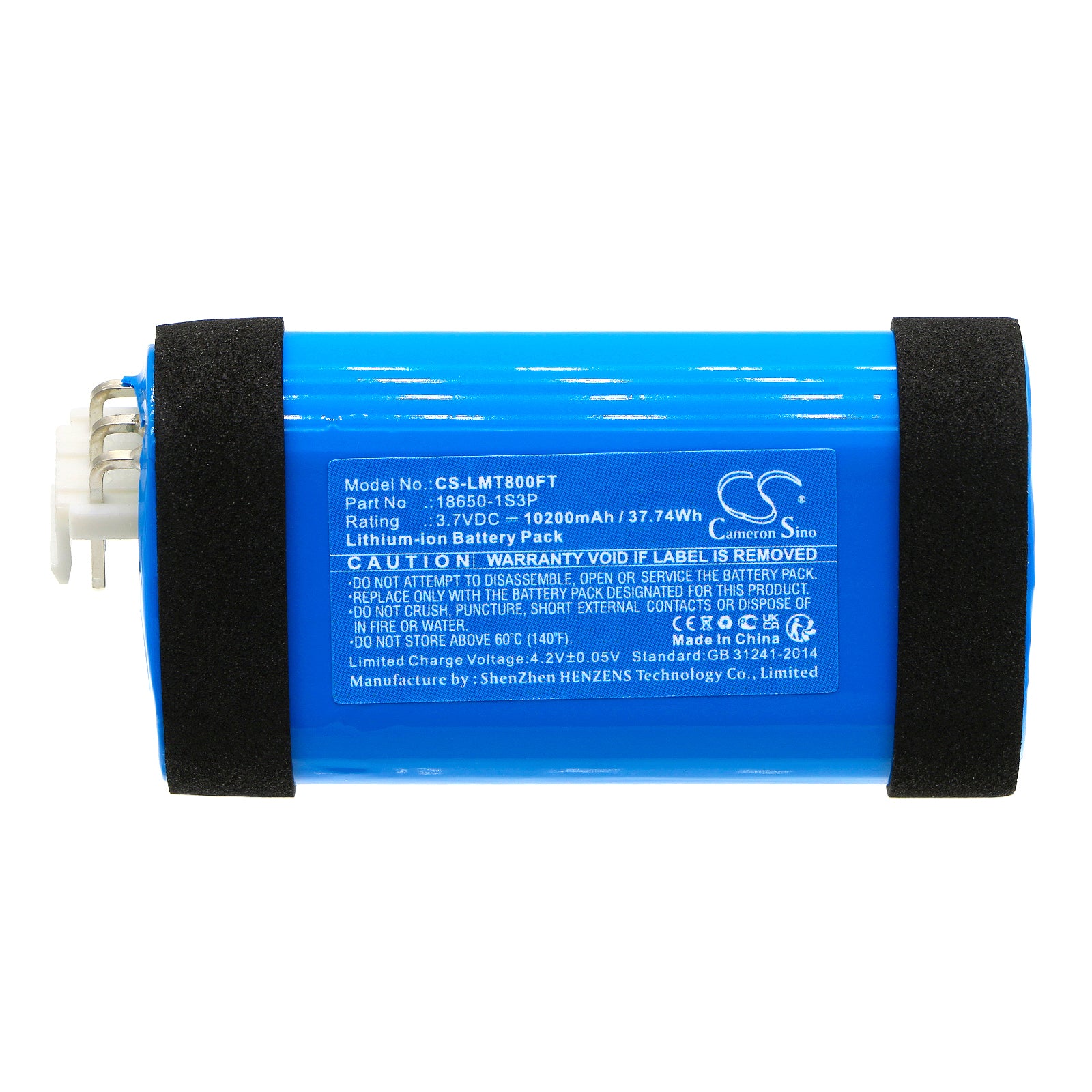 Li-ion, Flashlight Battery fits Ledlenser Mt18, 3.7V, 10200mAh Flashlight Cameron Sino Technology Limited