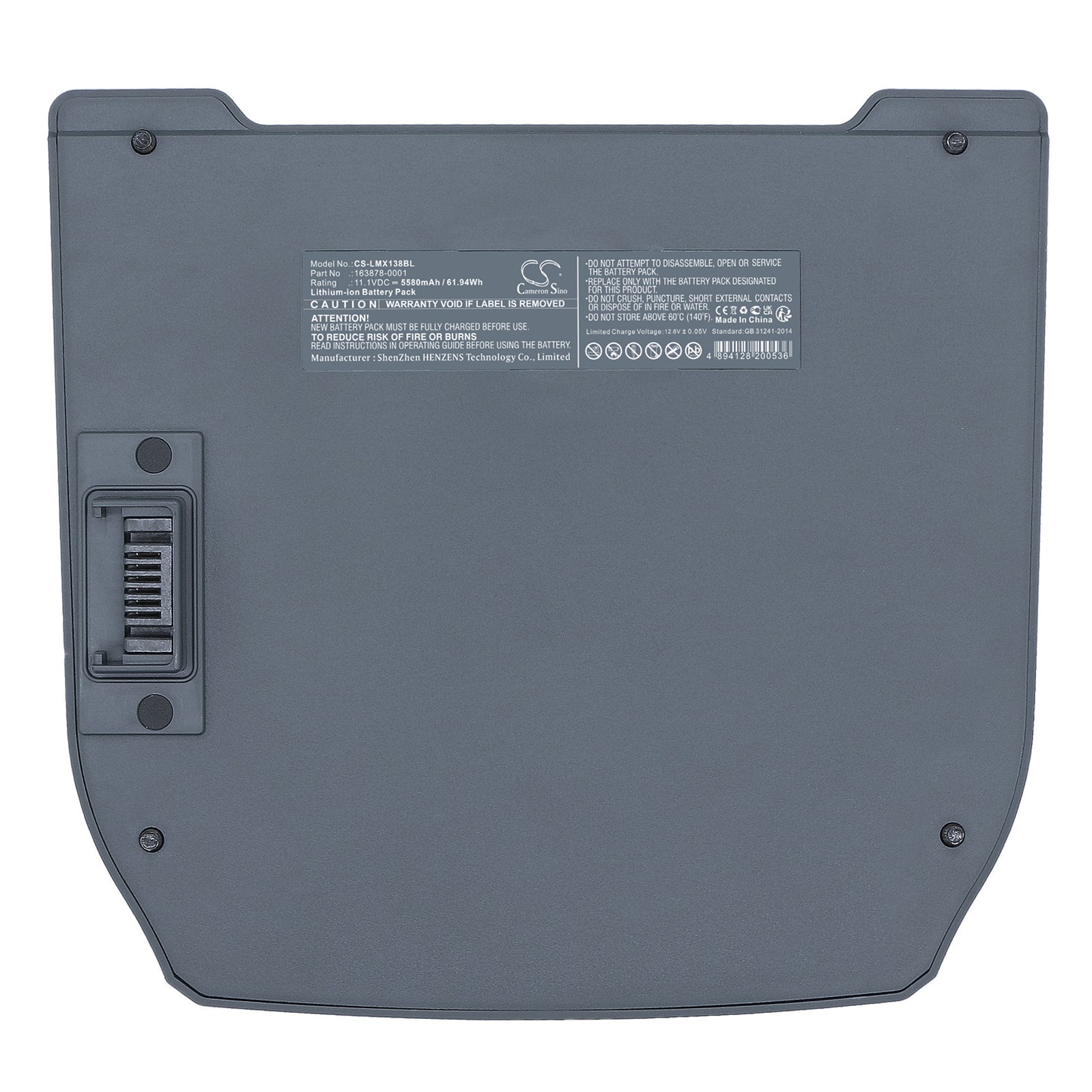 Li-ion, Barcode Scanner Battery fits Lxe Marathon Data Terminal, 11.1V, 5580mAh Barcode Scanner Cameron Sino Technology Limited