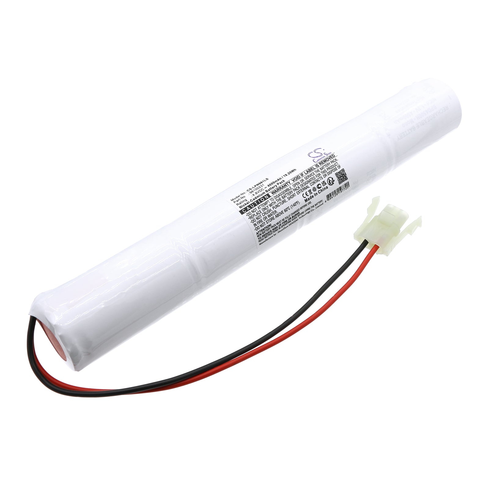 Ni-CD, Emergency Lighting Battery fits Lite-plan 4/cd45/s/neca, 4.8V, 4000mAh Emergency Lighting Cameron Sino Technology Limited