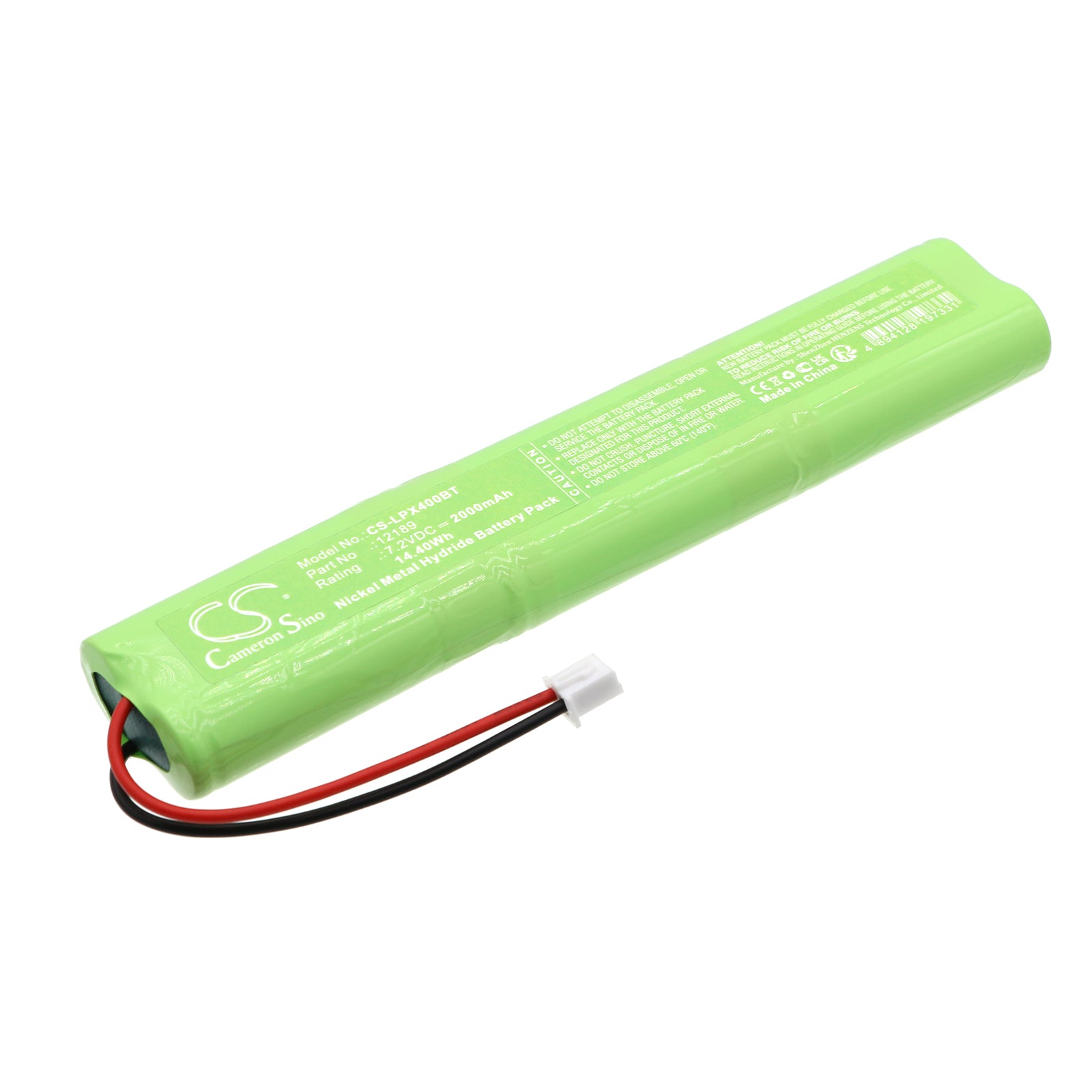 Ni-MH, Alarm System Battery fits Lupus Xt3, Xt4, 7.2V, 2000mAh Alarm System Cameron Sino Technology Limited