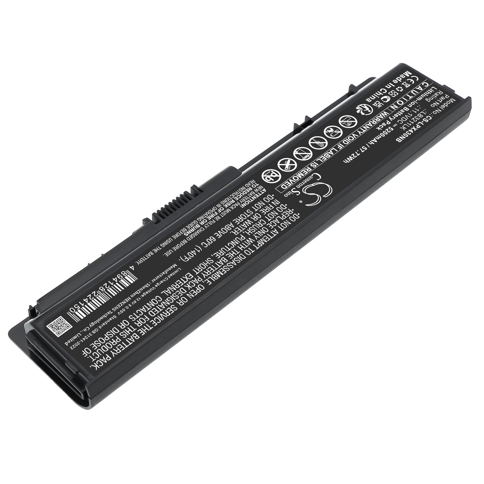 11.1V, Li-ion, 5200mAh, Battery fits LG P430, P530, 57.72Wh Notebook, Laptop Cameron Sino Technology Limited