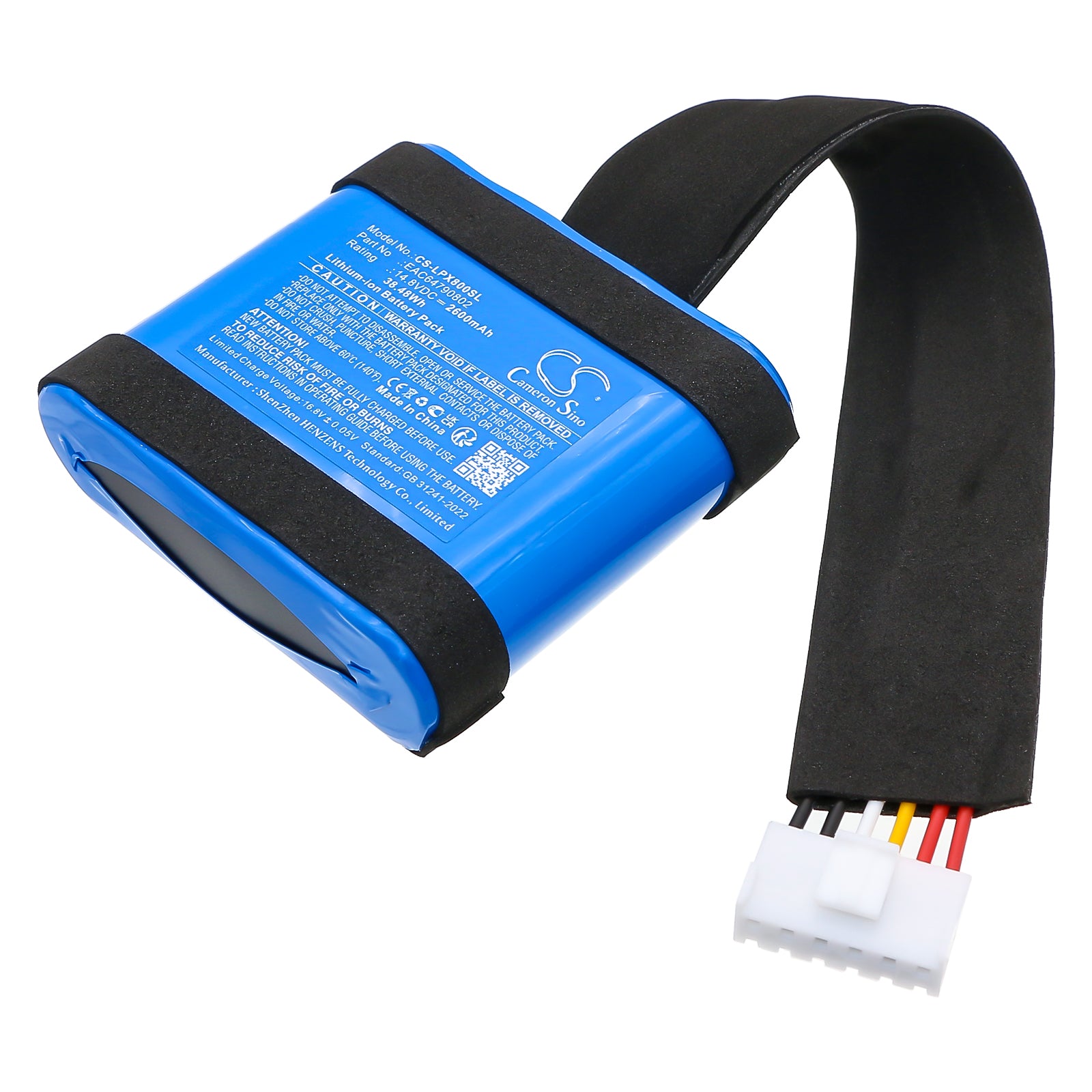 14.8V, Li-ion, 2600mAh, Battery fits LG XBOOM XG8T, 38.48Wh Speaker Cameron Sino Technology Limited