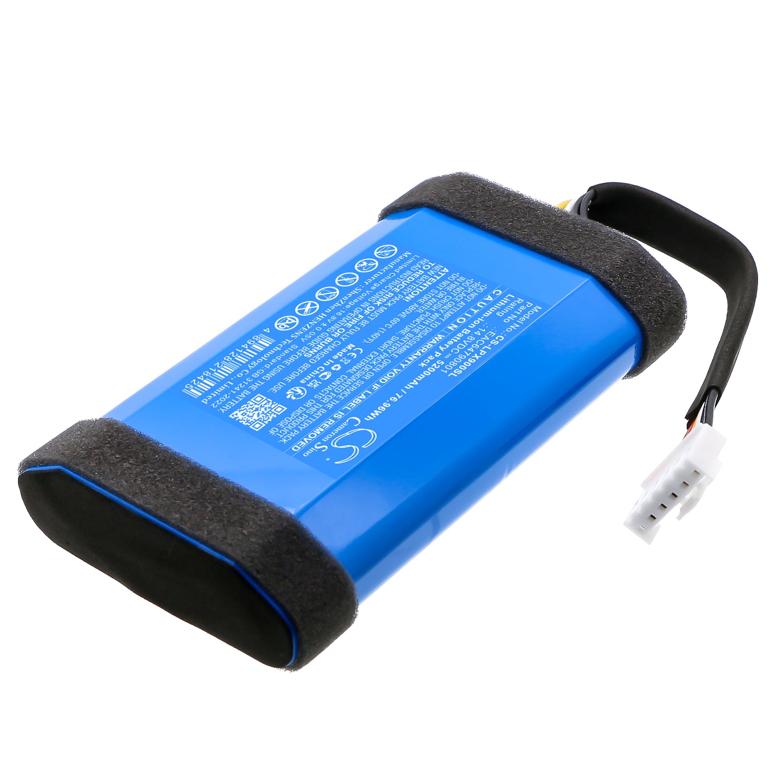 14.8V, Li-ion, 5200mAh, Battery fits LG XBOOM Go XG9, XG9QBK.ABRALLB, 76.96Wh Speaker Cameron Sino Technology Limited