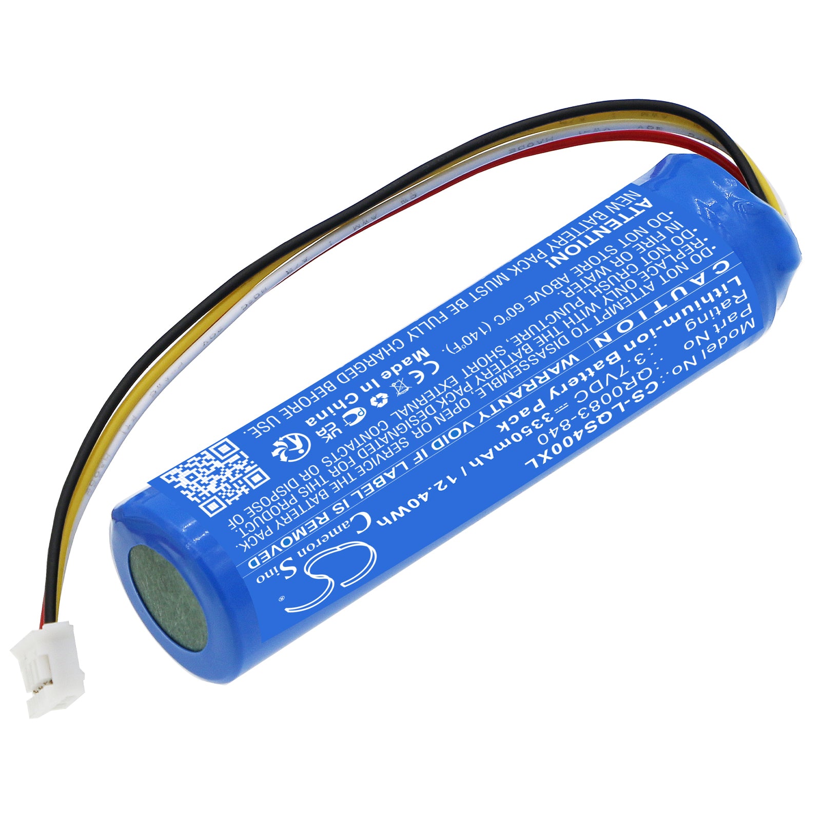 Li-ion, Alarm System Battery fits Qolsys Iq Panel 4, Iq Panel 4 Powerg, 3.7V, 3350mAh Alarm System Cameron Sino Technology Limited