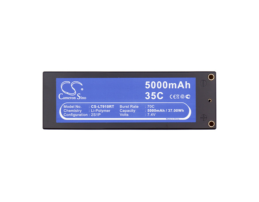 Li-Polymer, RC Battery fits Rc Cs-lt910rt, Rc Cs-lt910rt, 7.4V, 5000mAh RC Cameron Sino Technology Limited