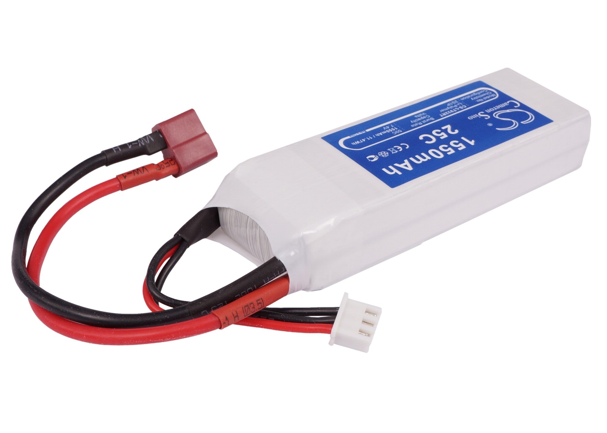 Li-Polymer, RC Battery fits Rc Cs-lt932rt, 7.4V, 1550mAh RC Cameron Sino Technology Limited