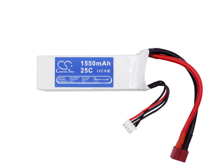 Li-Polymer, RC Battery fits Rc Cs-lt933rt, 11.1V, 1550mAh RC Cameron Sino Technology Limited