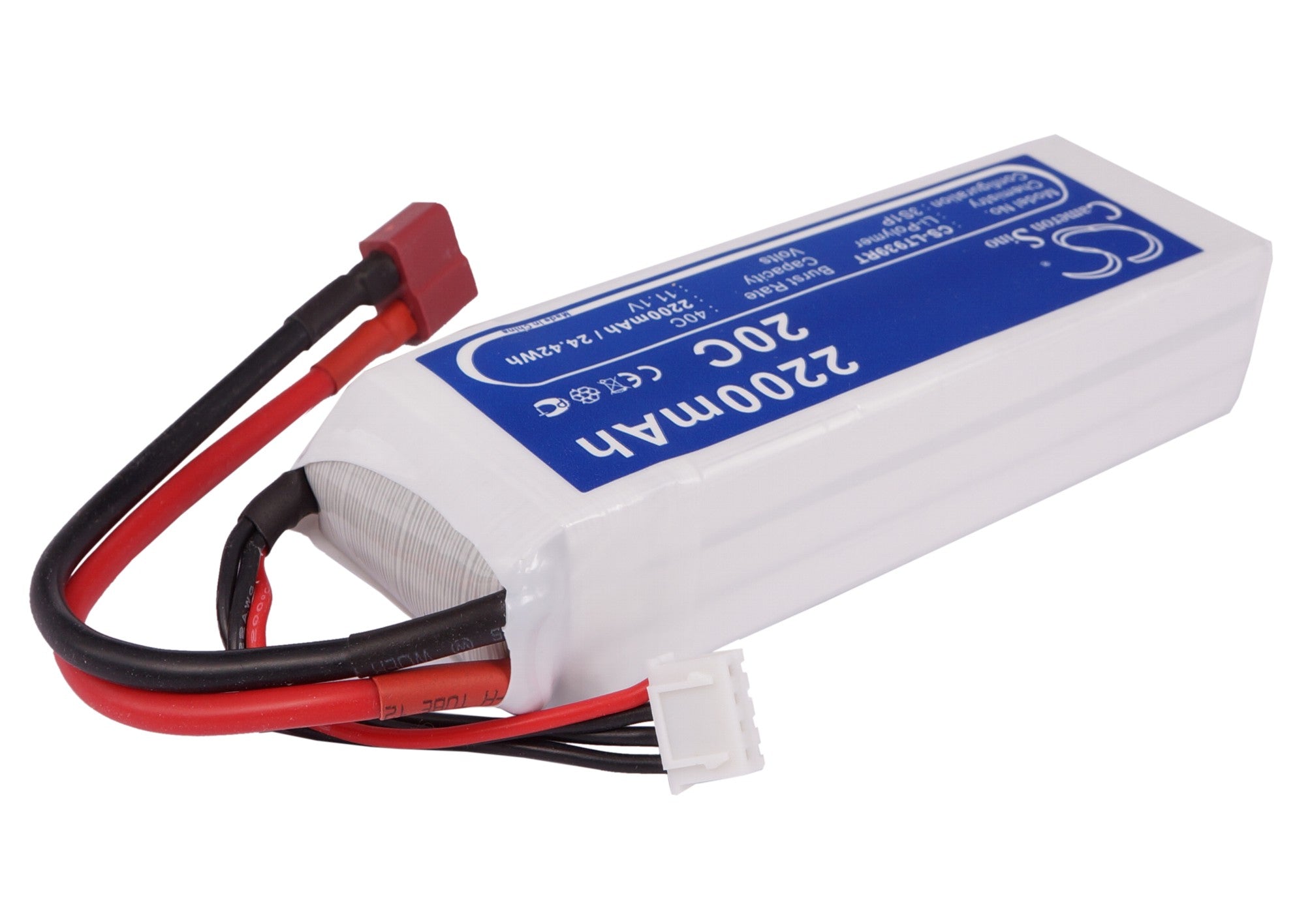 Li-Polymer, RC Battery fits Rc Cs-lt939rt, 11.1V, 2200mAh RC Cameron Sino Technology Limited