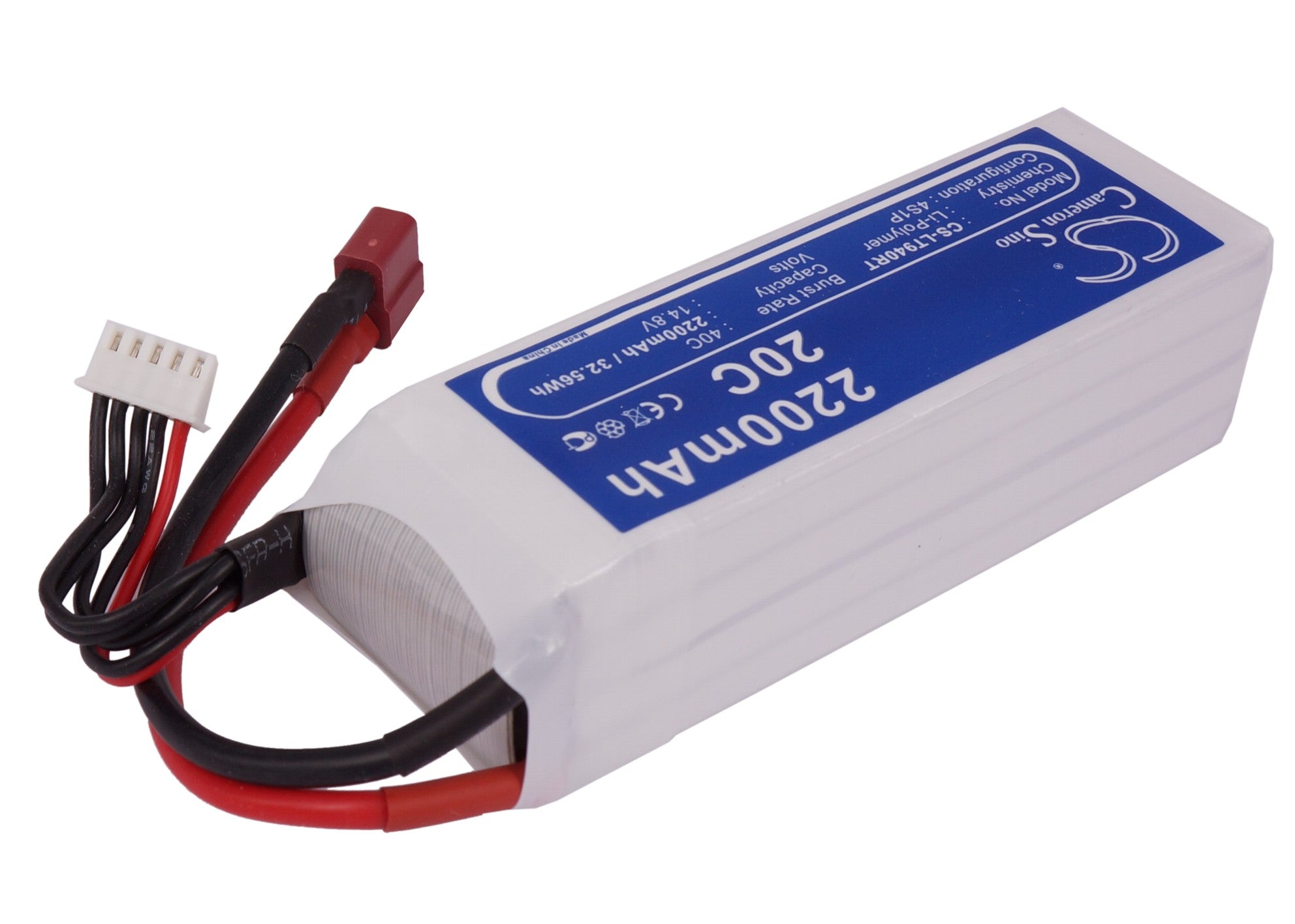 Li-Polymer, RC Battery fits Rc Cs-lt940rt, 14.8V, 2200mAh RC Cameron Sino Technology Limited