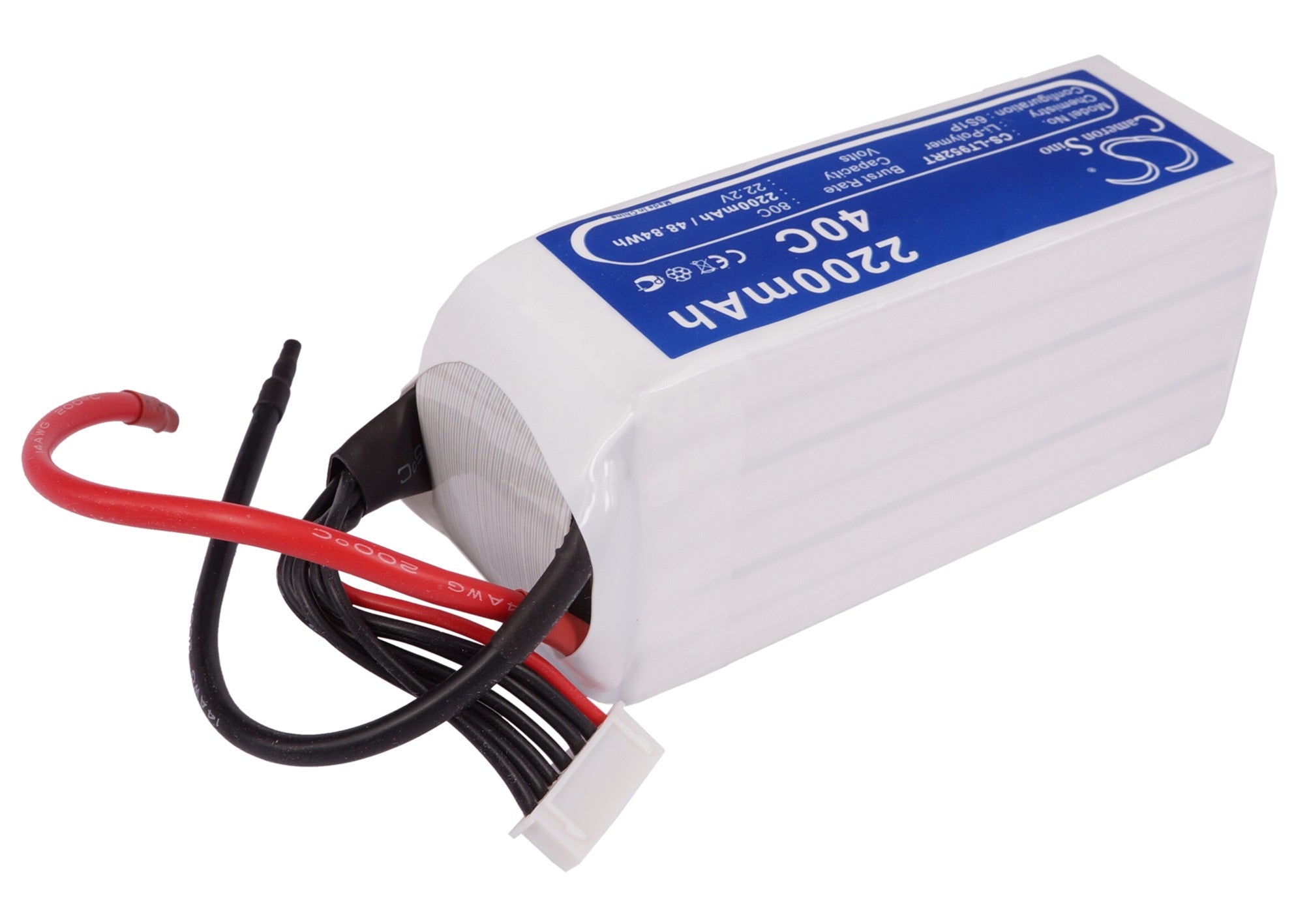 Li-Polymer, RC Battery fits Rc Cs-lt952rt, 22.2V, 2200mAh RC Cameron Sino Technology Limited