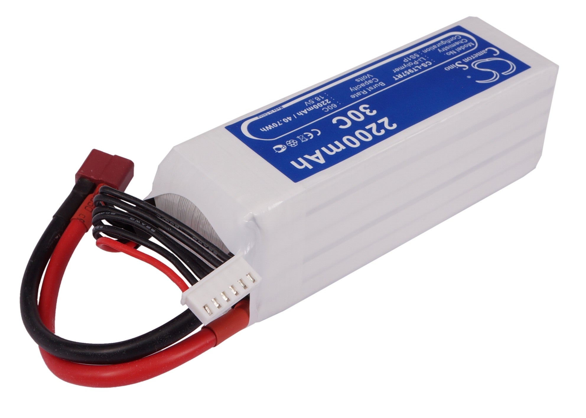 Li-Polymer, RC Battery fits Rc Cs-lt957rt, Rc Cs-lt957rt, 18.5V, 2200mAh RC Cameron Sino Technology Limited