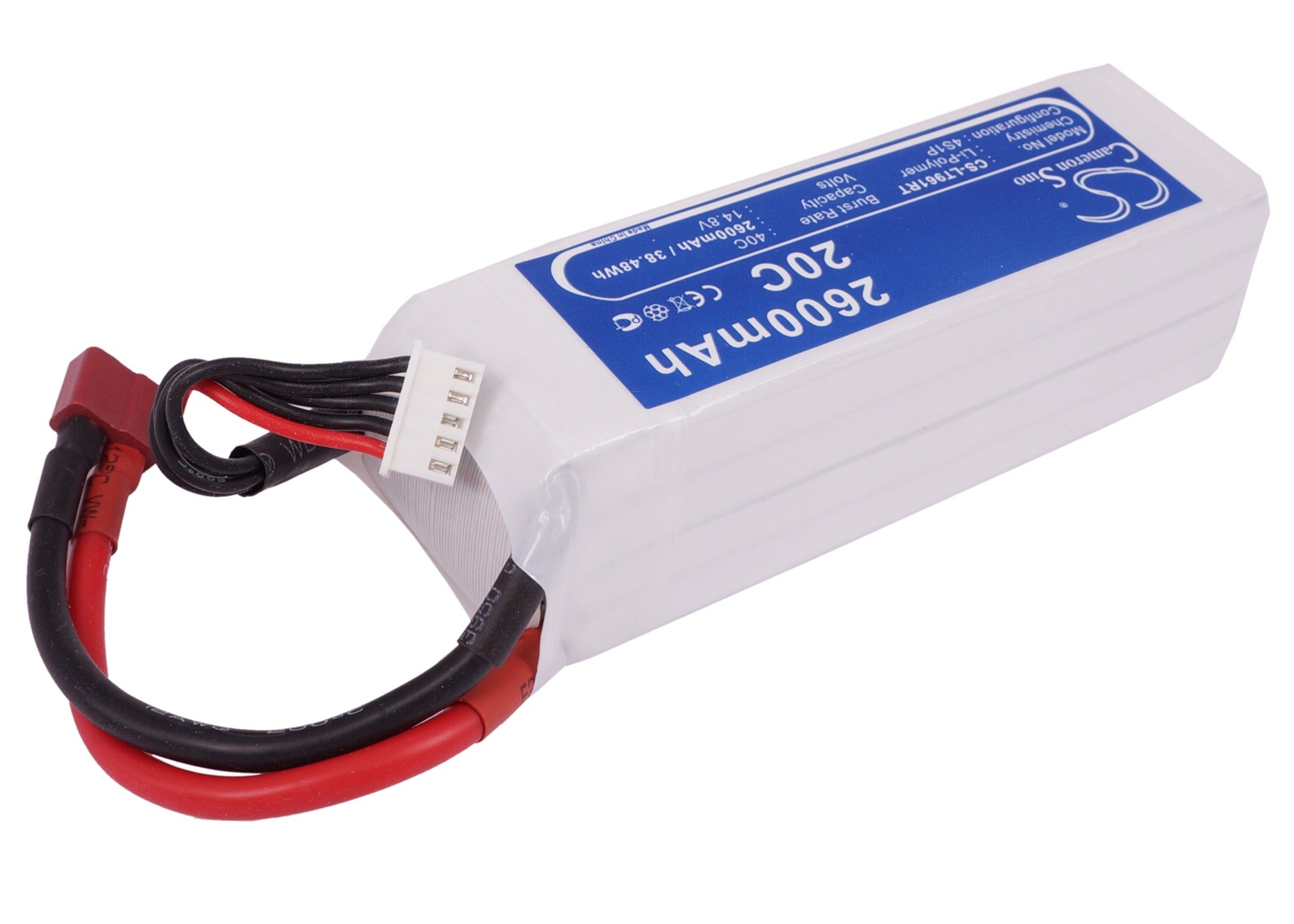 Li-Polymer, RC Battery fits Rc Cs-lt961rt, Rc Cs-lt961rt, 14.8V, 2600mAh RC Cameron Sino Technology Limited
