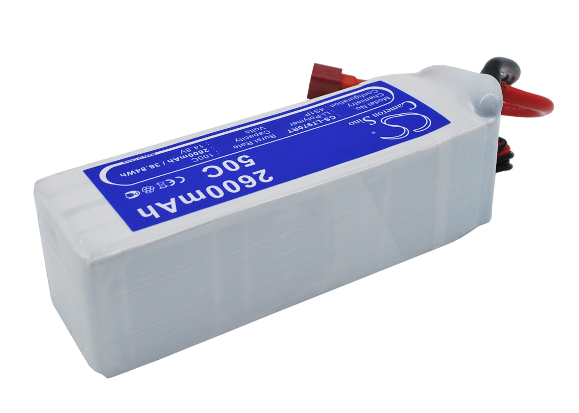 Li-Polymer, RC Battery fits Rc Cs-lt970rt, Rc Cs-lt970rt, 14.8V, 2600mAh RC Cameron Sino Technology Limited