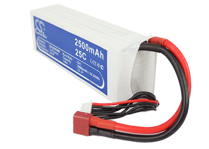 Li-Polymer, RC Battery fits Rc Cs-lt975rt, Rc Cs-lt975rt, 22.2V, 2500mAh RC Cameron Sino Technology Limited