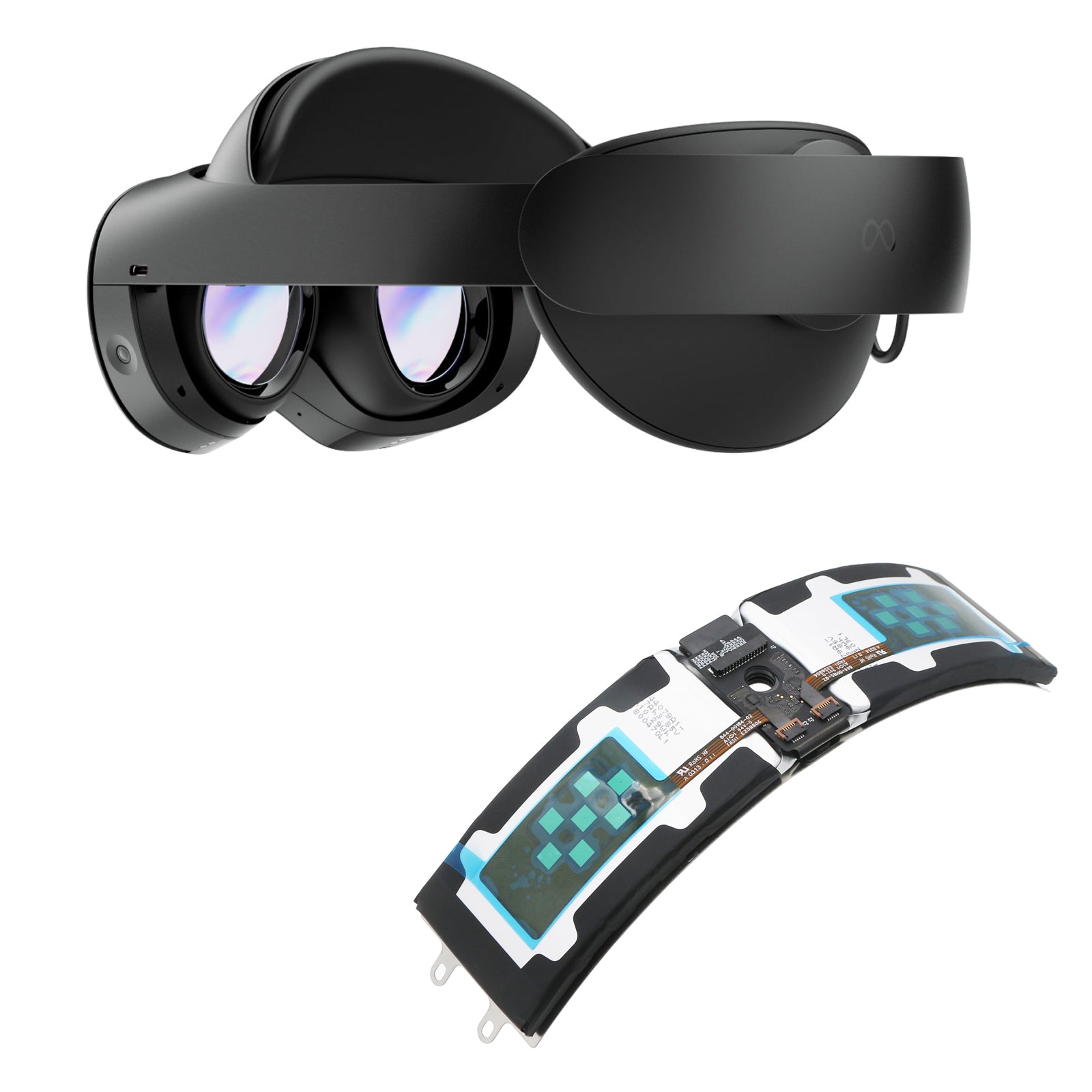 Li-ion, VR Battery fits Meta Oculus Quest Pro, 3.85V, 5540mAh VR Cameron Sino Technology Limited