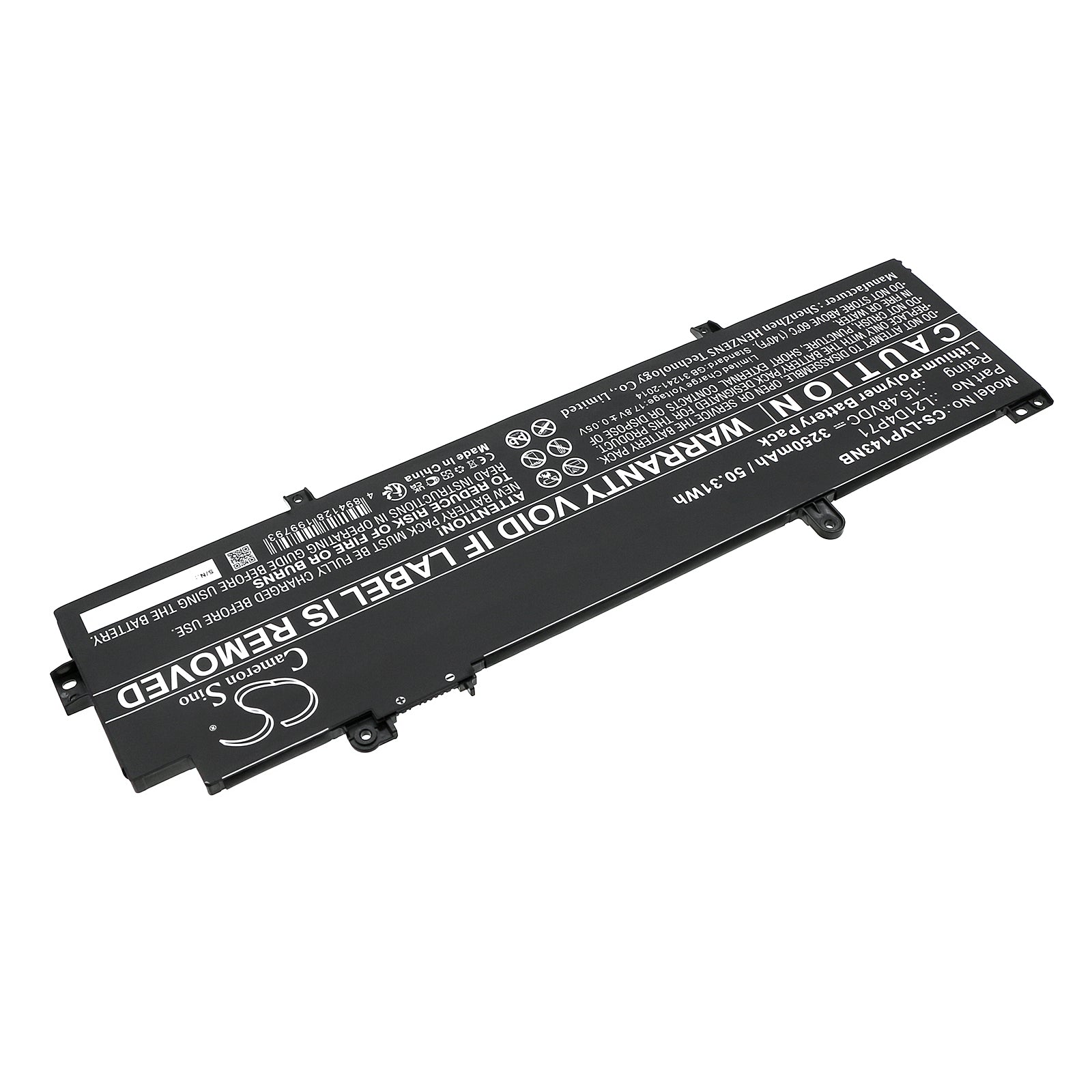 Li-Polymer, Notebook, Laptop Battery fits Lenovo Thinkpad P14s Gen 3(amd)21j500, Thinkpad P14s Gen 3(amd)21j500, 15.48V, 3250mAh Notebook, Laptop Cameron Sino Technology Limited