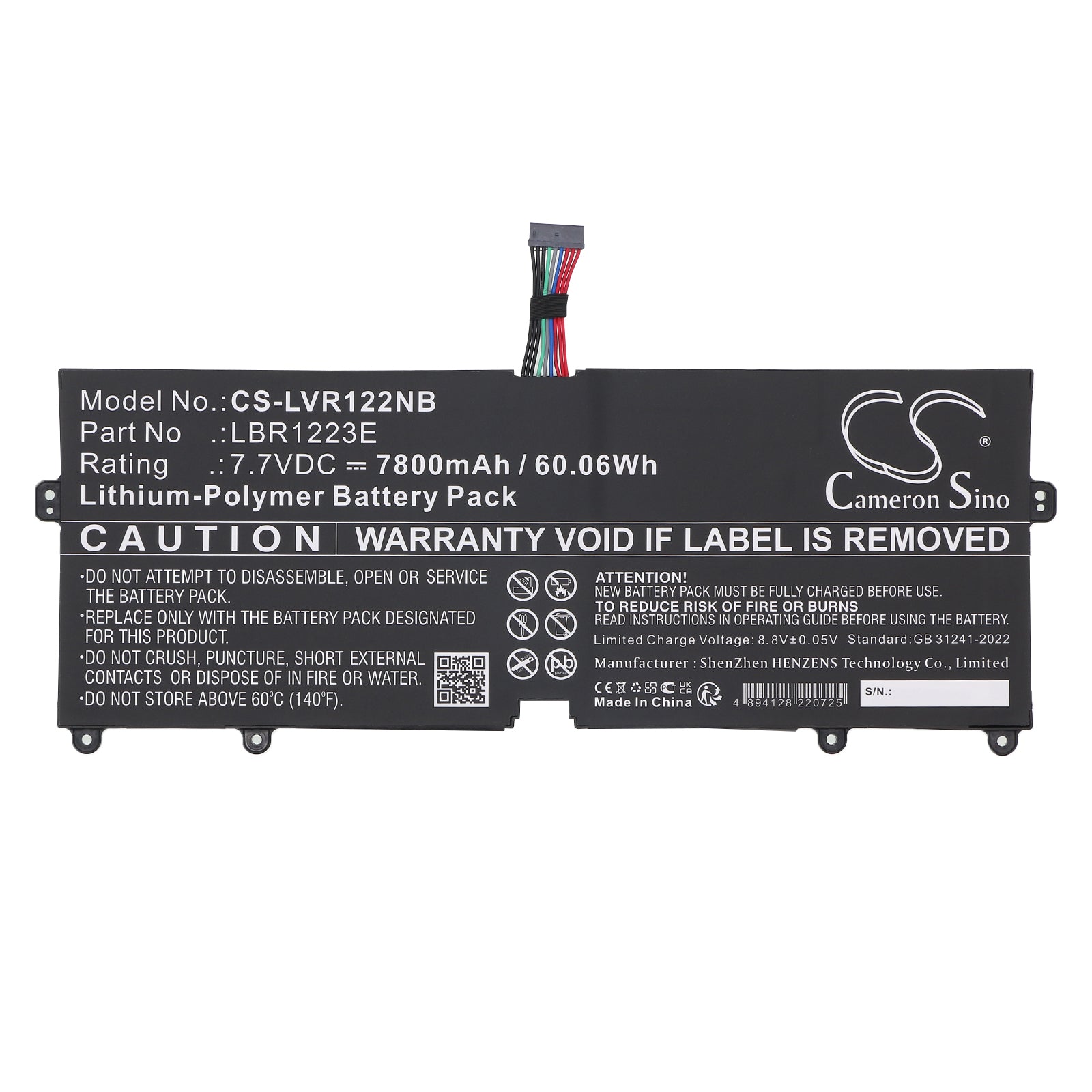 7.7V, Li-Polymer, 7800mAh, Battery fits LG 14Z970, GRAM -G.AA52C, 60.06Wh Notebook, Laptop Cameron Sino Technology Limited