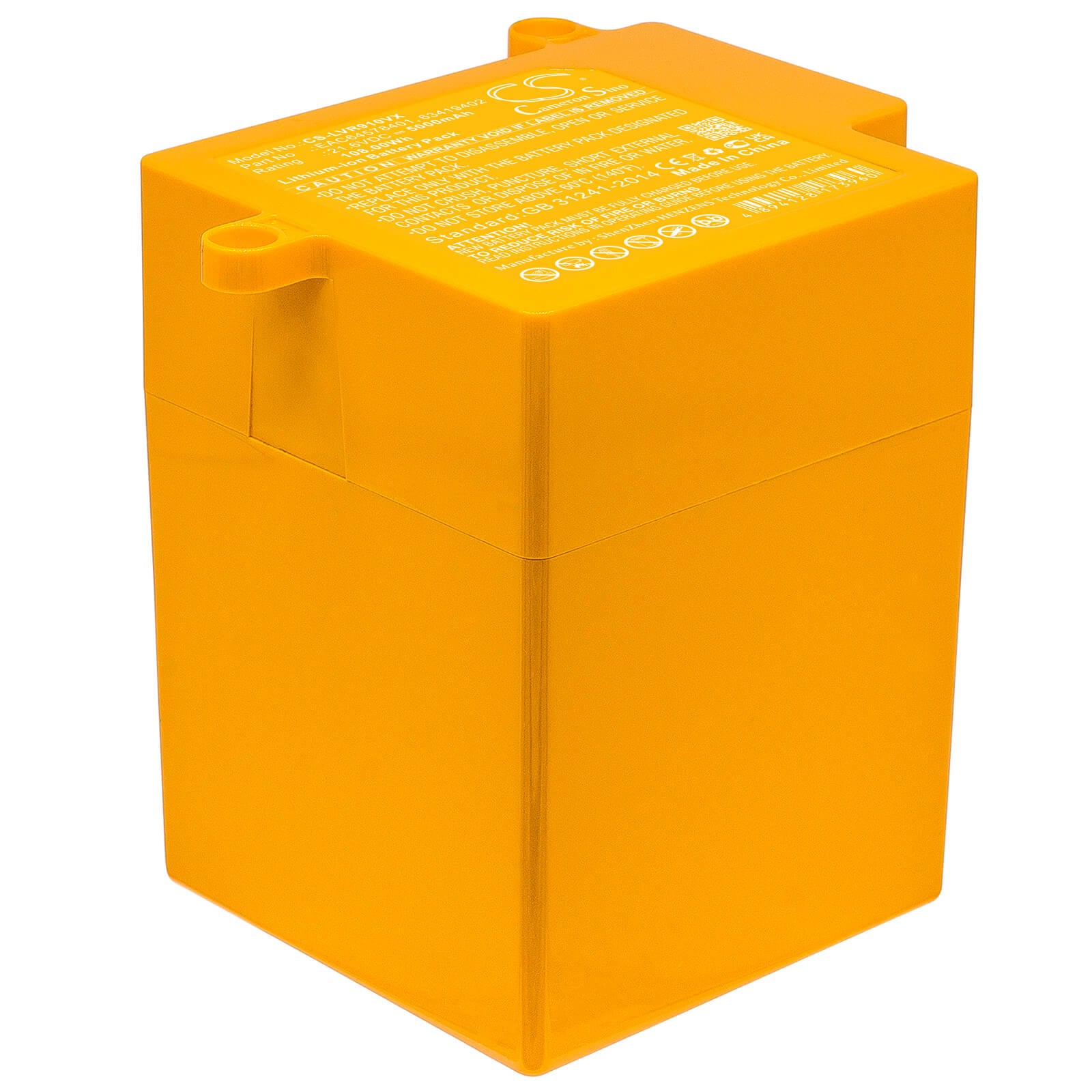 Li-ion Battery fits Lg, Cordzero R9, R9master 21.6V, 5000mAh / 108.00Wh Vacuum Cameron Sino Technology Limited